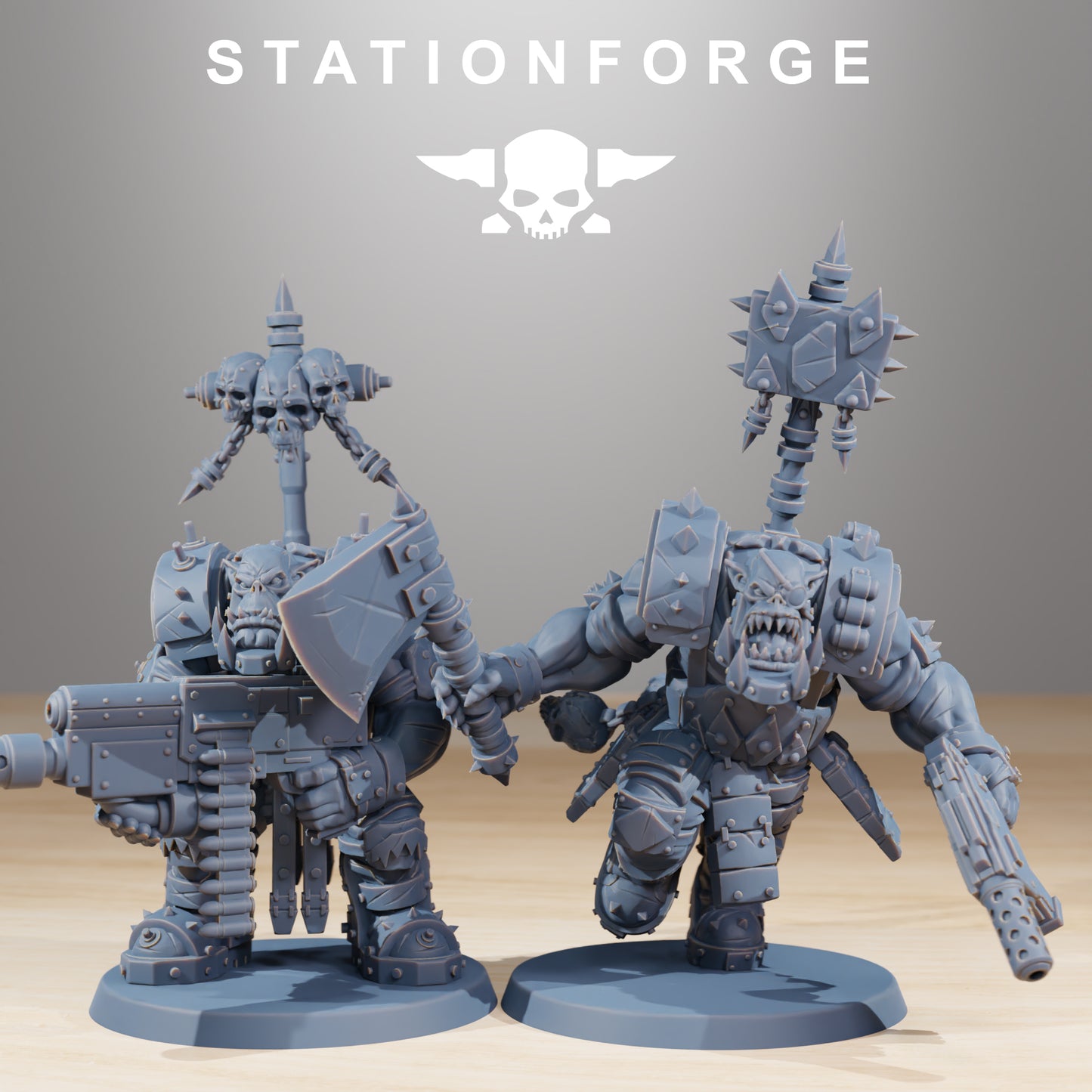 Productfoto Tabletop 28mm The Printing Goes Ever On (TPGEO) 0: Orkaz SullKrushers
