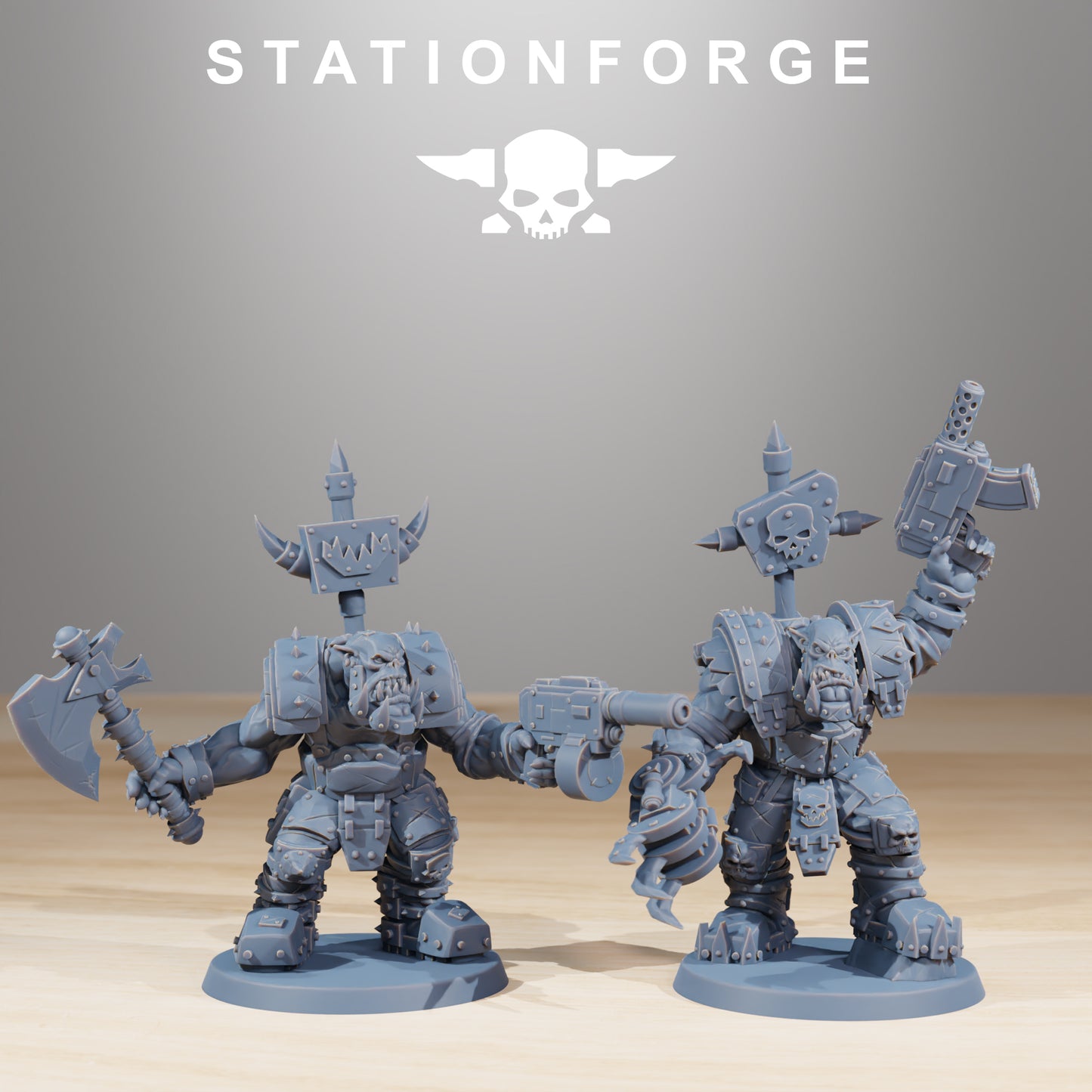 Productfoto Tabletop 28mm The Printing Goes Ever On (TPGEO) 0: Orkaz SullKrushers