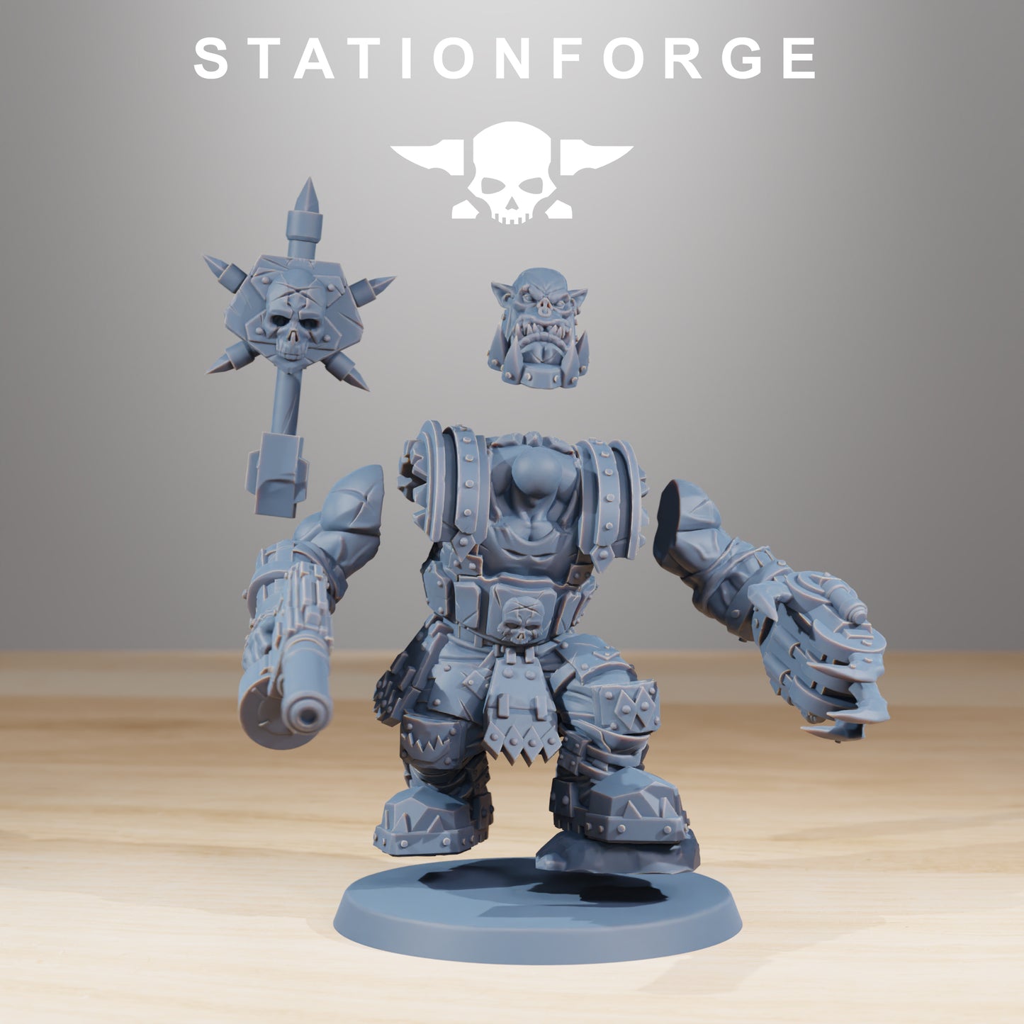 Productfoto Tabletop 28mm The Printing Goes Ever On (TPGEO) 0: Orkaz SullKrushers