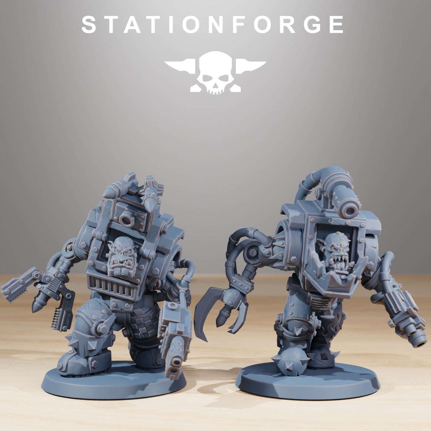 Productfoto Tabletop 28mm The Printing Goes Ever On (TPGEO) 0: Orkaz Steelbrutes