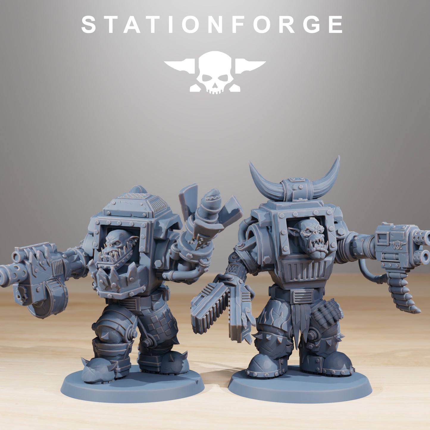 Productfoto Tabletop 28mm The Printing Goes Ever On (TPGEO) 0: Orkaz Steelbrutes