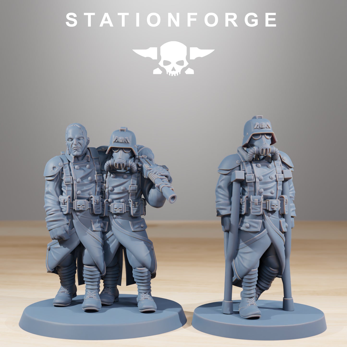 Productfoto Tabletop 28mm The Printing Goes Ever On (TPGEO) 0: GrimGuard Slachtoffers