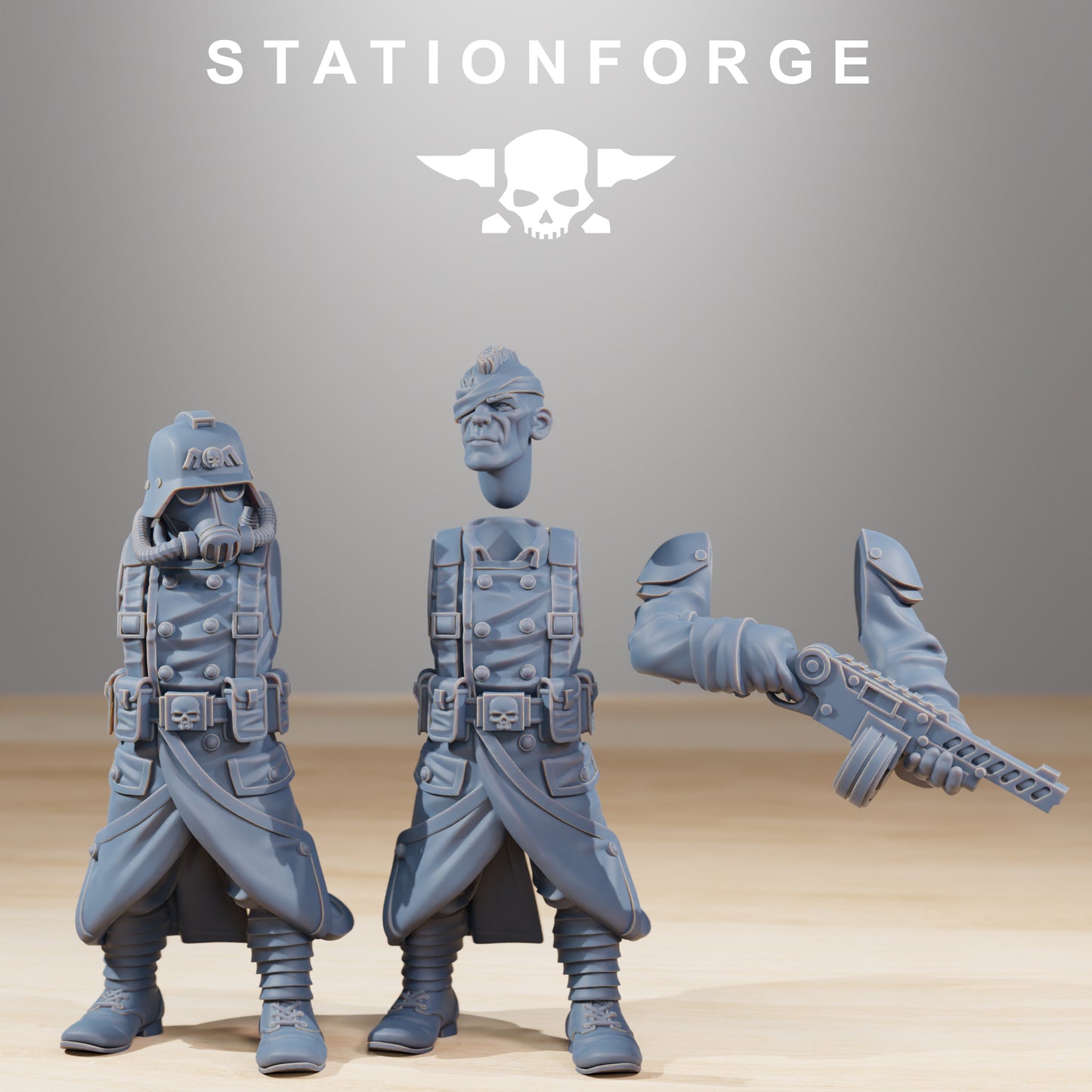 Productfoto Tabletop 28mm The Printing Goes Ever On (TPGEO) 0: GrimGuard Strijders
