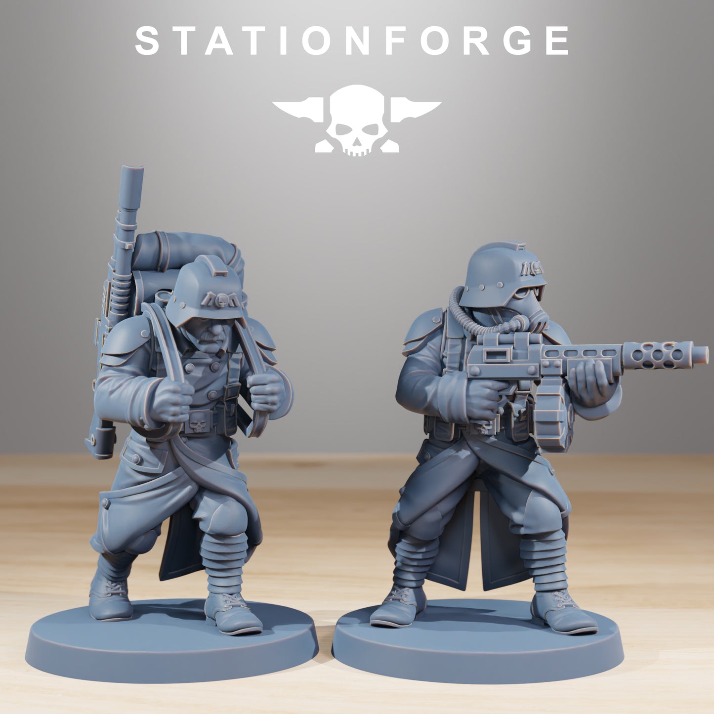 Productfoto Tabletop 28mm The Printing Goes Ever On (TPGEO) 0: GrimGuard Strijders