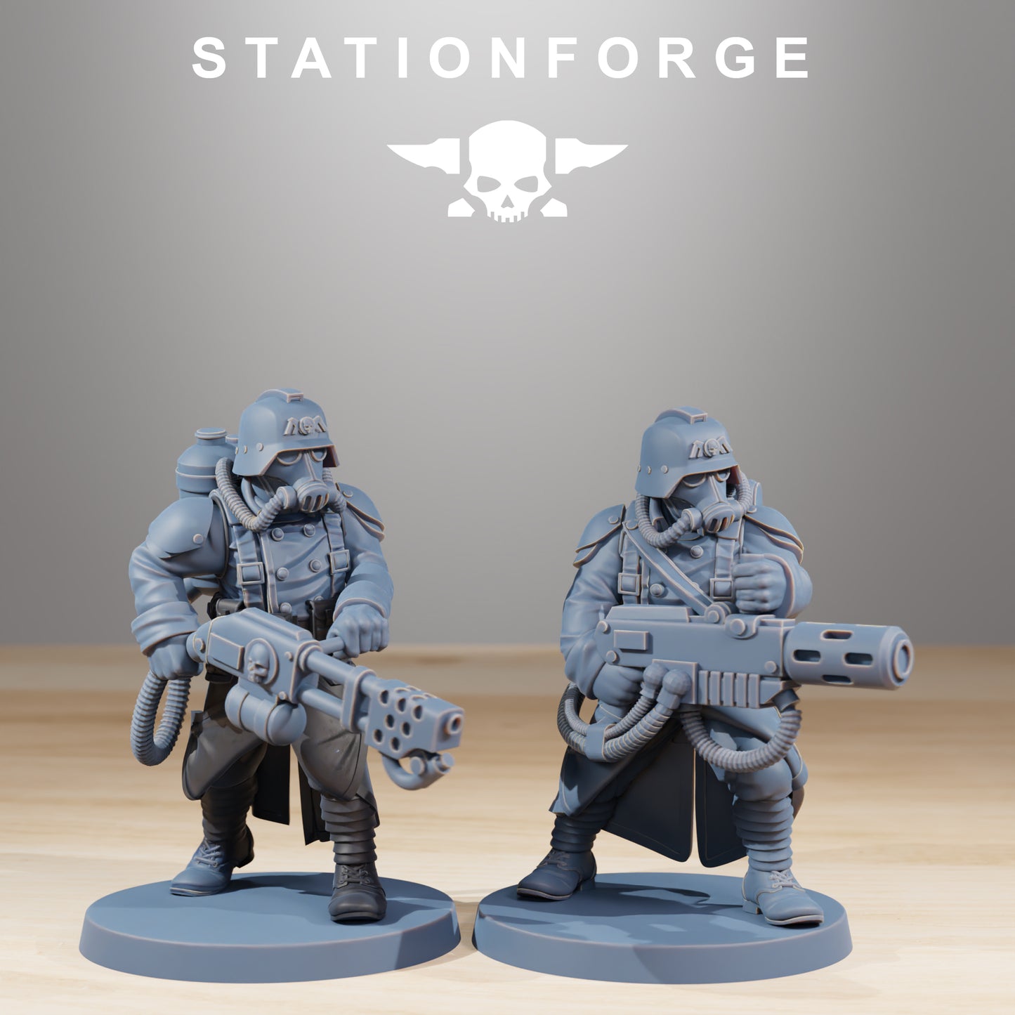 Productfoto Tabletop 28mm The Printing Goes Ever On (TPGEO) 0: GrimGuard Strijders
