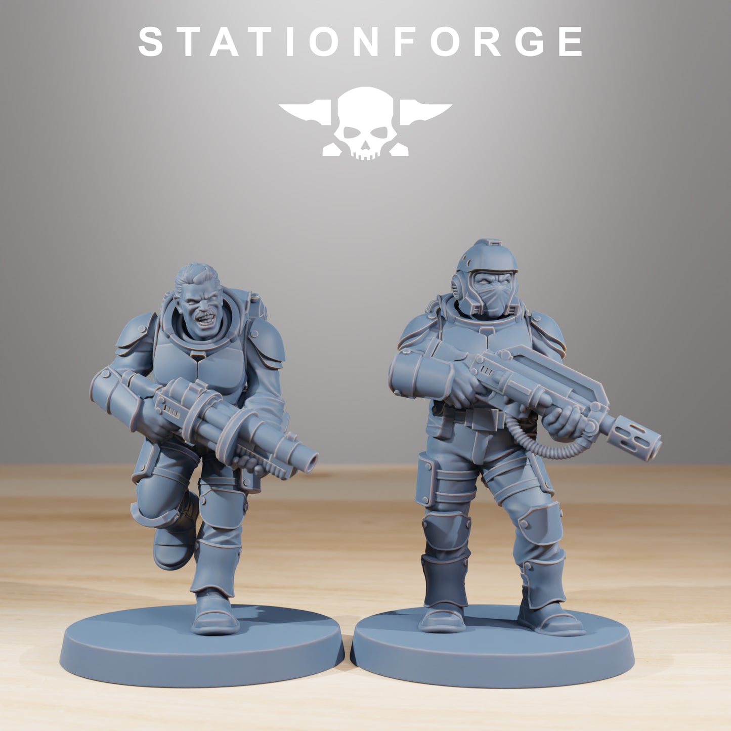 Productfoto Tabletop 28mm The Printing Goes Ever On (TPGEO) 0: Vaskar Infanterie Bouwkit