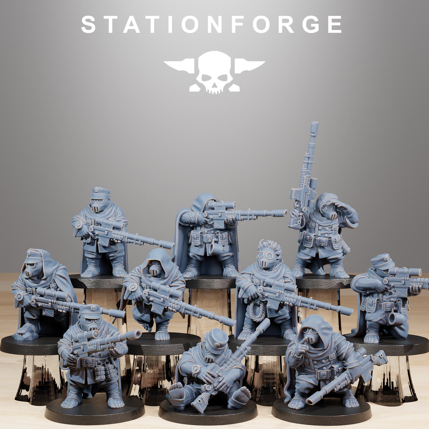 Productfoto Tabletop 28mm The Printing Goes Ever On (TPGEO) 0: GrimGuard Skulldarts