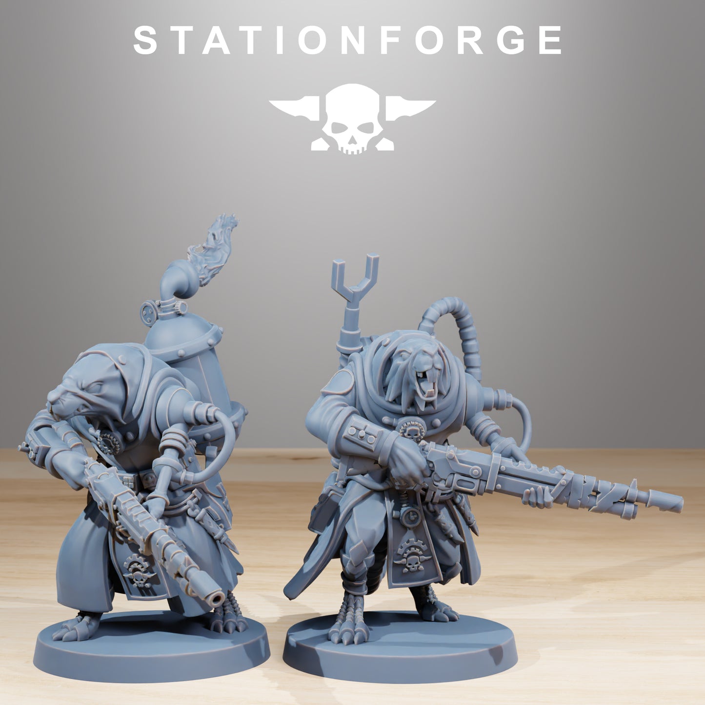 Productfoto Tabletop 28mm The Printing Goes Ever On (TPGEO) 0: Raticus Grunts