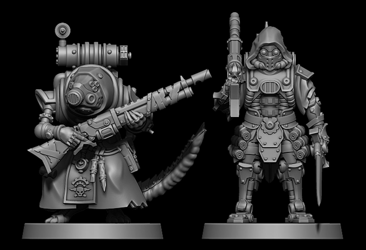 Productfoto Tabletop 28mm The Printing Goes Ever On (TPGEO) 0: Raticus Grunts