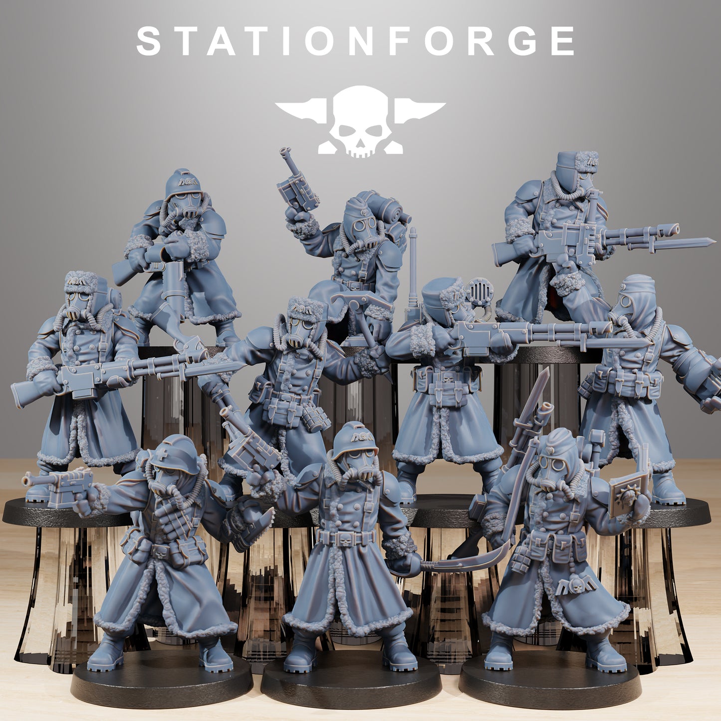 Productfoto Tabletop 28mm The Printing Goes Ever On (TPGEO) 0: GrimGuard Frostwatch