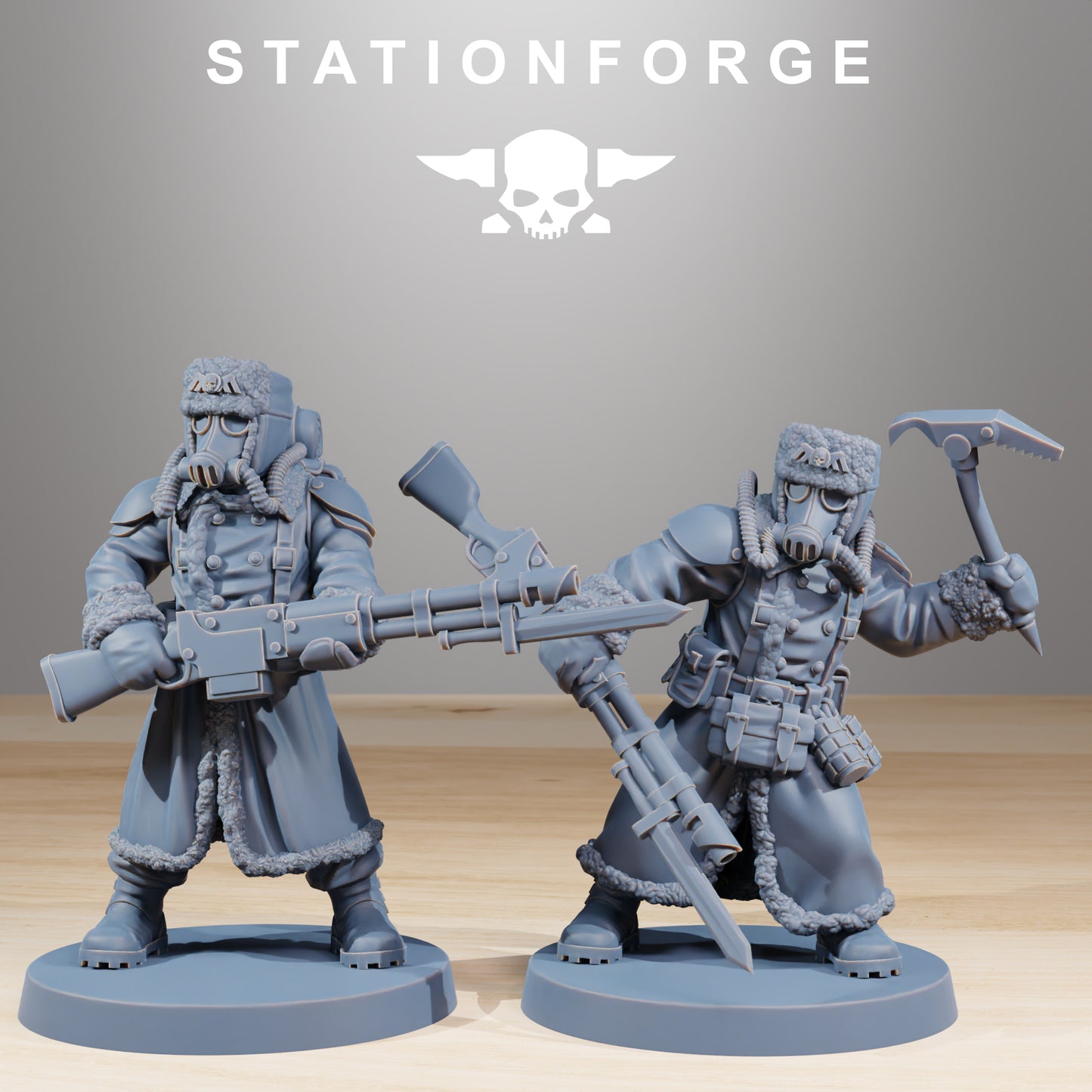 Productfoto Tabletop 28mm The Printing Goes Ever On (TPGEO) 0: GrimGuard Frostwatch