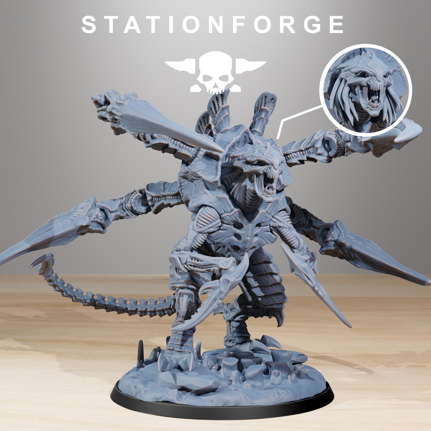 Productfoto Tabletop 28mm The Printing Goes Ever On (TPGEO) 0: Xenarid Ravage Howler