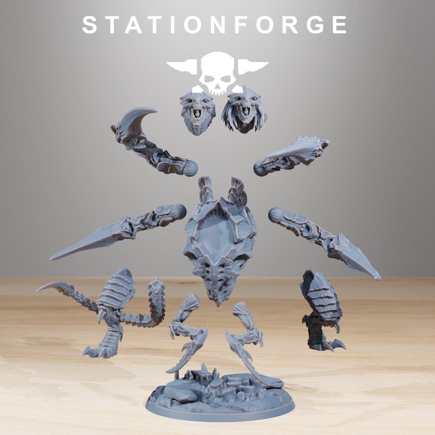 Productfoto Tabletop 28mm The Printing Goes Ever On (TPGEO) 0: Xenarid Ravage Howler