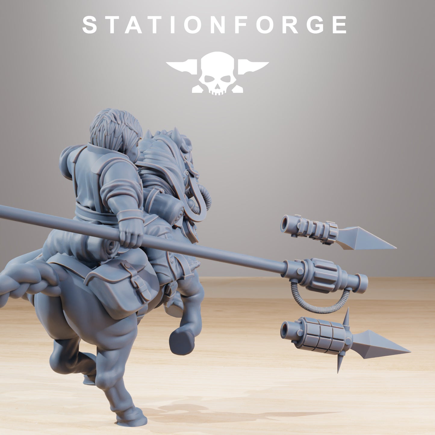Productfoto Tabletop 28mm The Printing Goes Ever On (TPGEO) 0: GrimGuard Pony Cavalerie