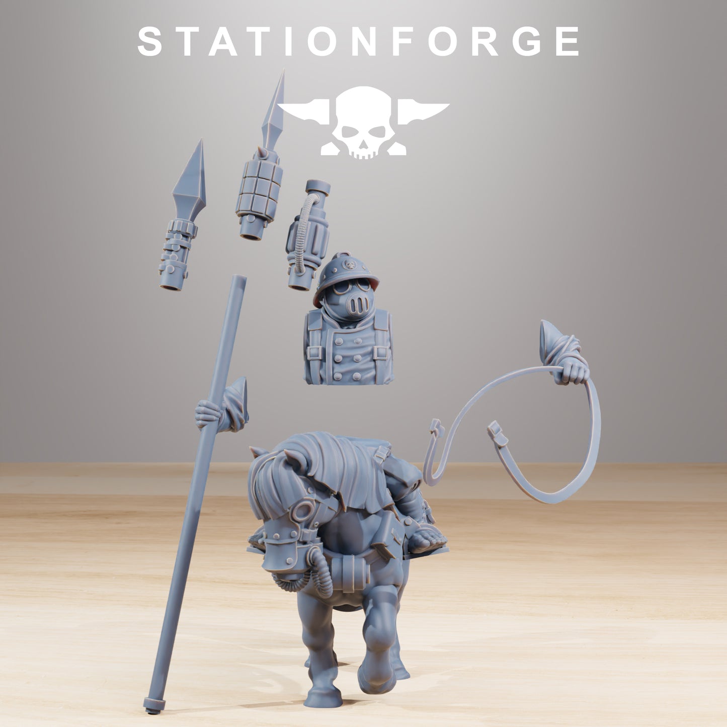 Productfoto Tabletop 28mm The Printing Goes Ever On (TPGEO) 0: GrimGuard Pony Cavalerie