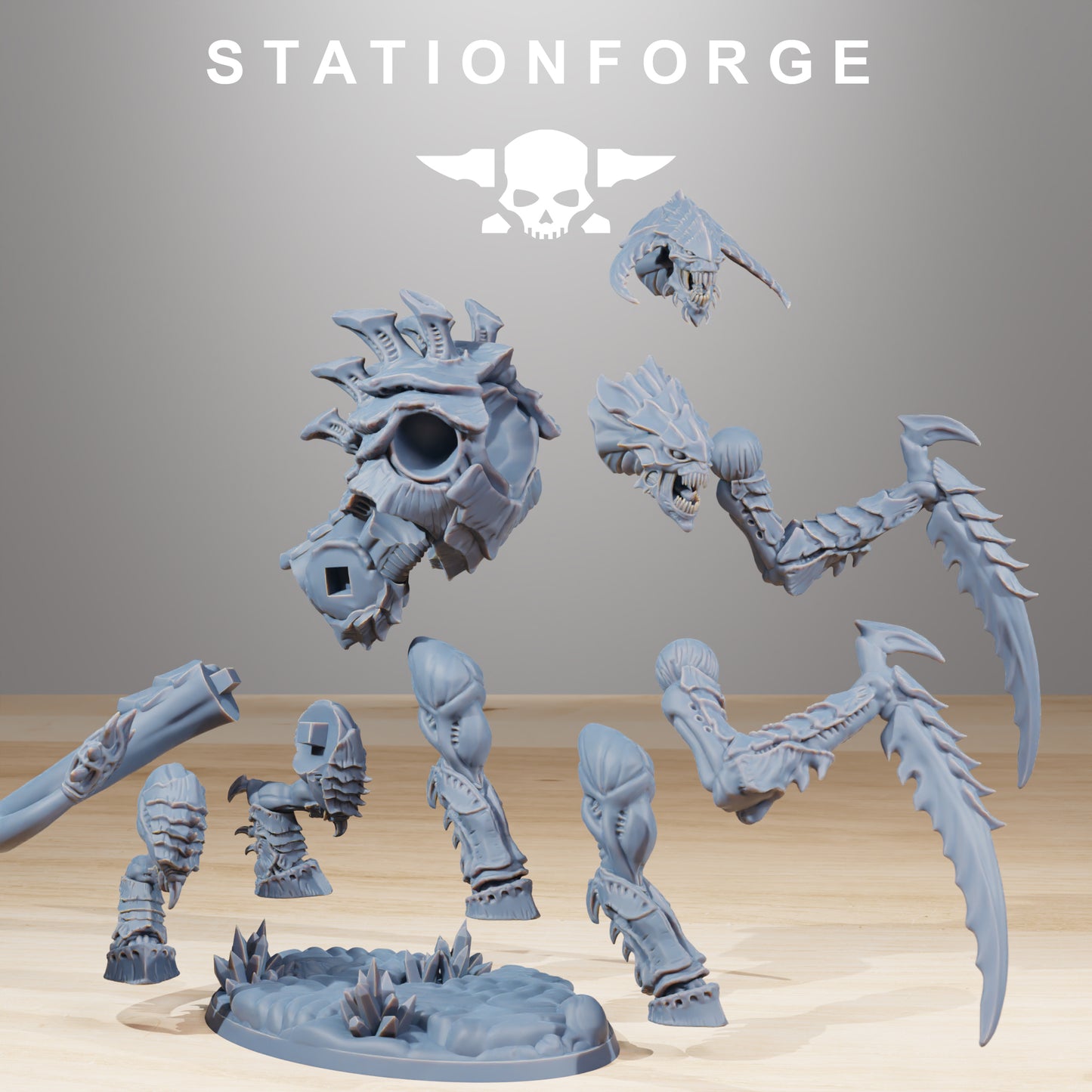 Productfoto Tabletop 28mm The Printing Goes Ever On (TPGEO) 0: Xenarid Necrothorn