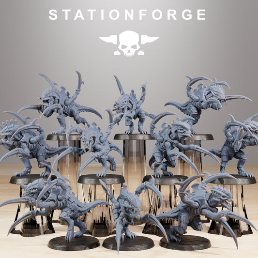 Productfoto Tabletop 28mm The Printing Goes Ever On (TPGEO) 0: Xenarid Infanterie Melee Eenheid