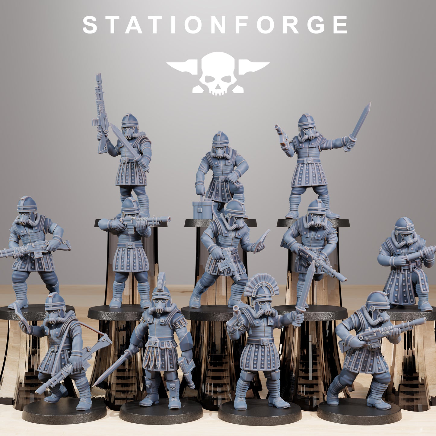 Productfoto Tabletop 28mm The Printing Goes Ever On (TPGEO) 0: GrimGuard Vexillatio