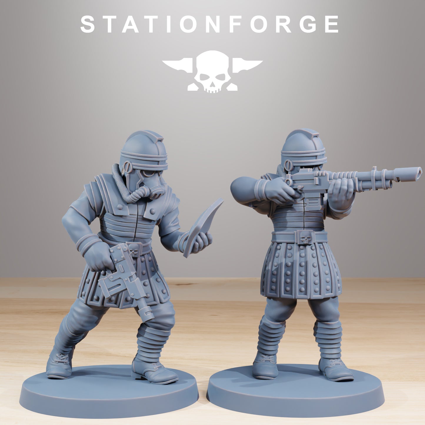Productfoto Tabletop 28mm The Printing Goes Ever On (TPGEO) 0: GrimGuard Vexillatio