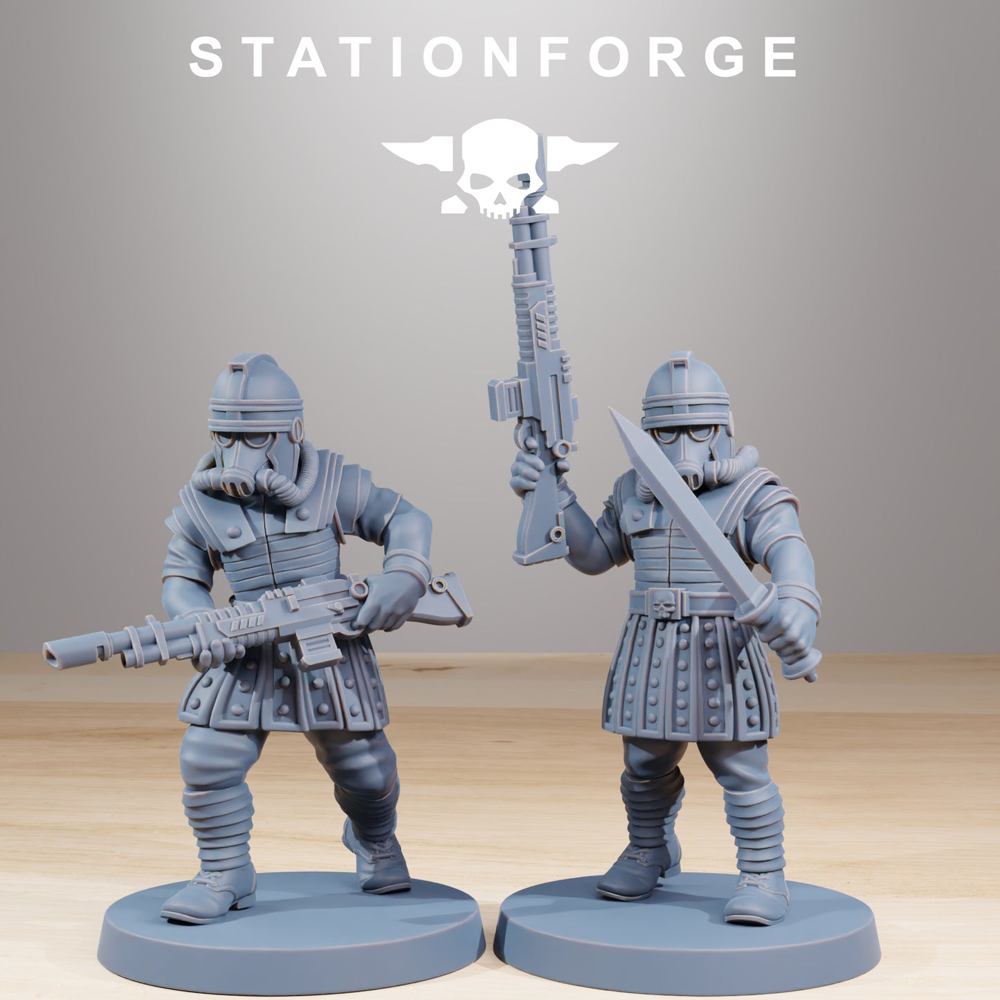 Productfoto Tabletop 28mm The Printing Goes Ever On (TPGEO) 0: GrimGuard Vexillatio