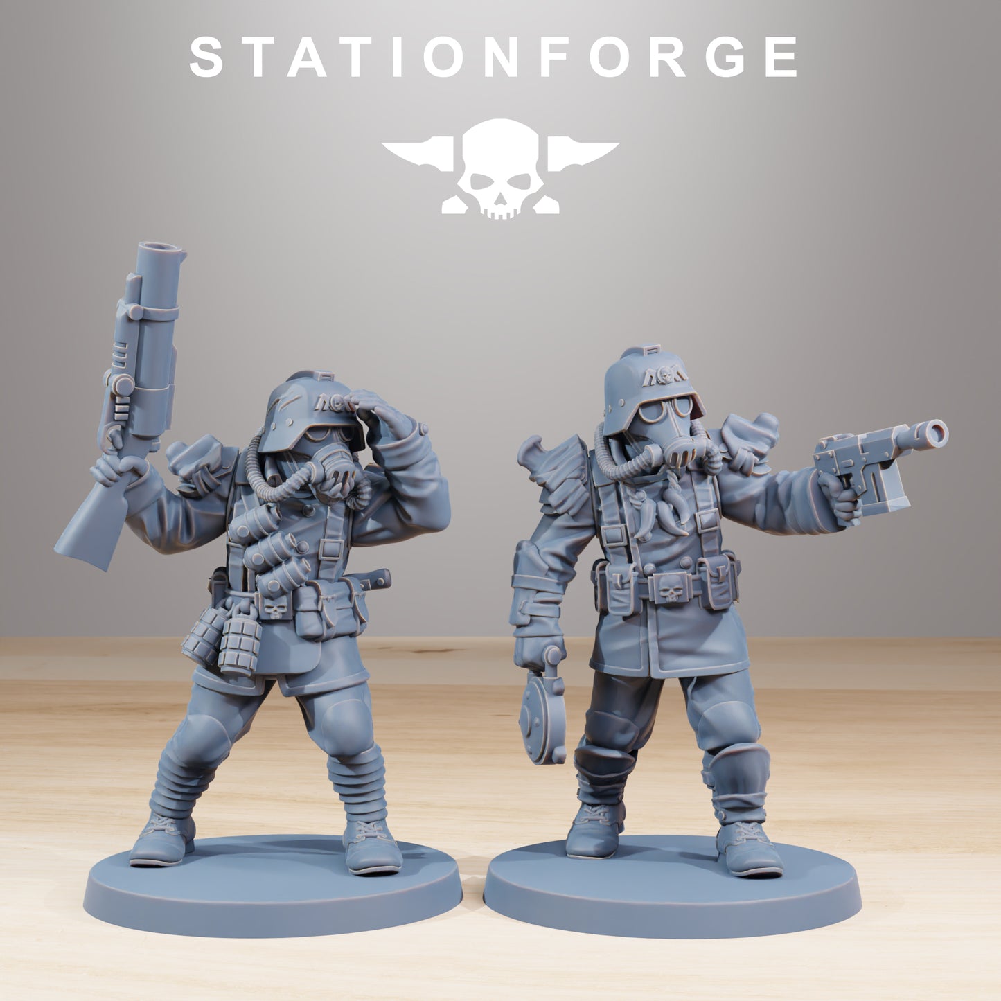Productfoto Tabletop 28mm The Printing Goes Ever On (TPGEO) 0: GrimGuard Xenarid Hunters