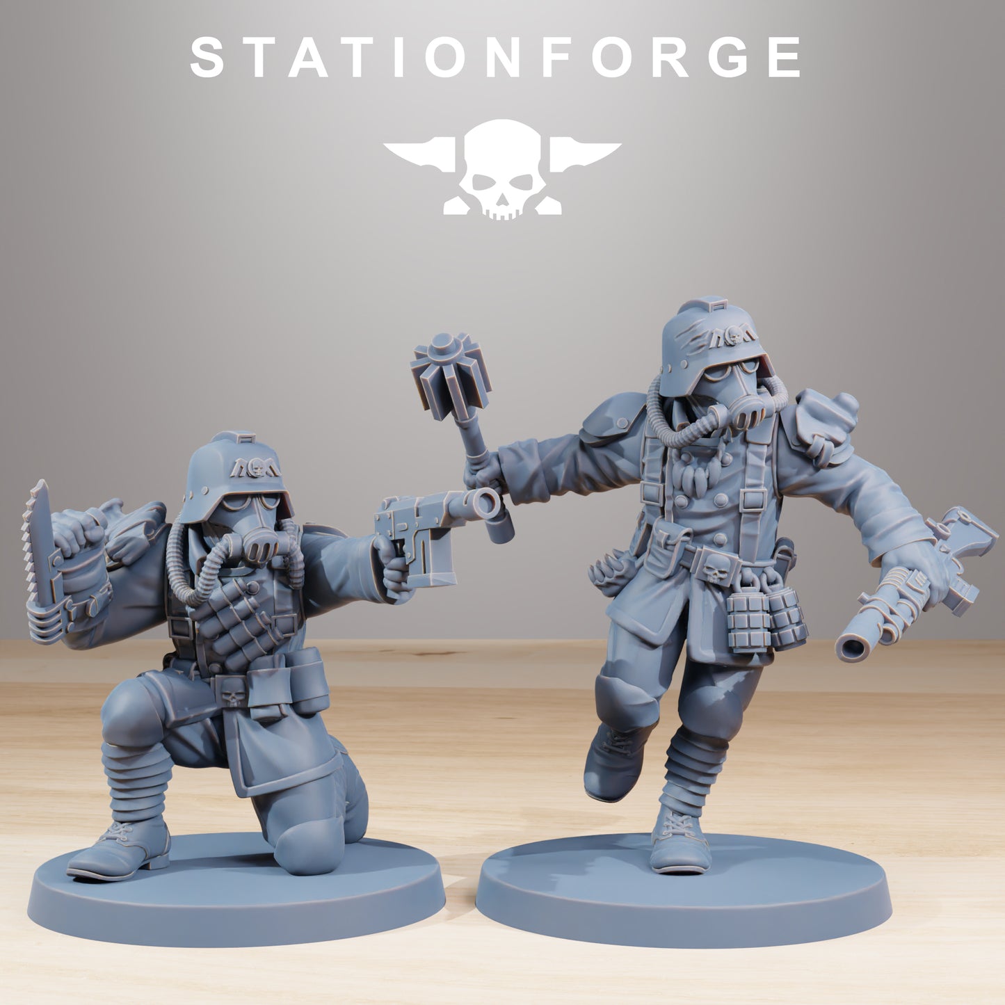 Productfoto Tabletop 28mm The Printing Goes Ever On (TPGEO) 0: GrimGuard Xenarid Hunters