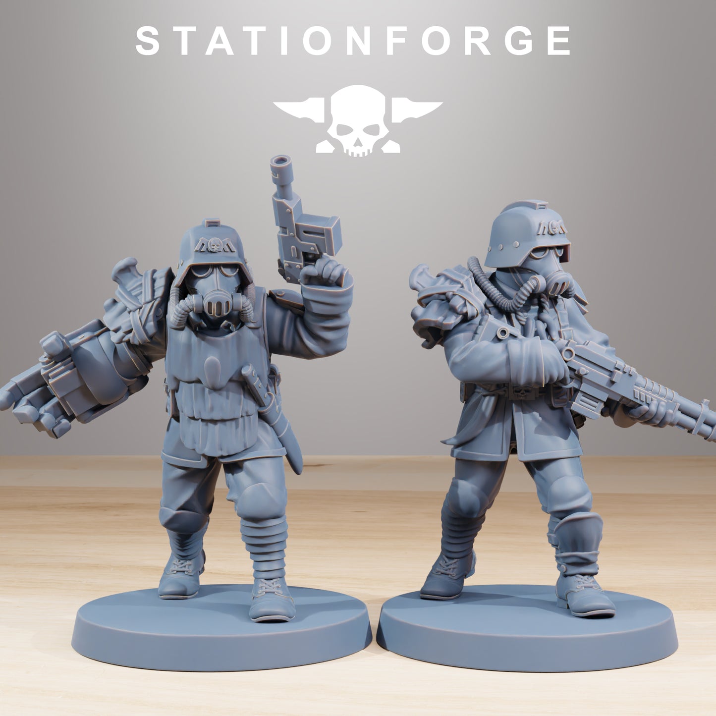 Productfoto Tabletop 28mm The Printing Goes Ever On (TPGEO) 0: GrimGuard Xenarid Hunters