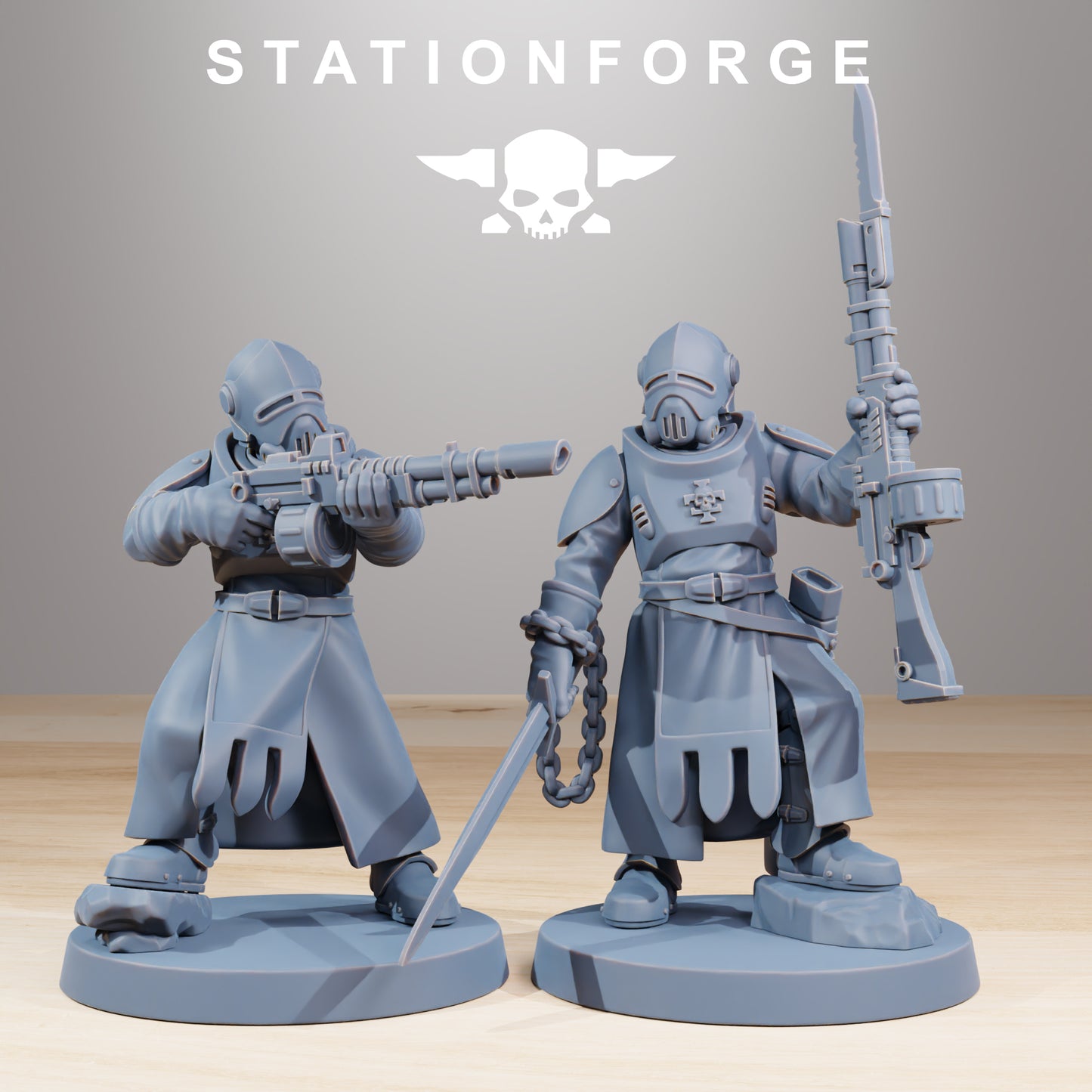 Productfoto Tabletop 28mm The Printing Goes Ever On (TPGEO) 0: RoyalGuard Templars