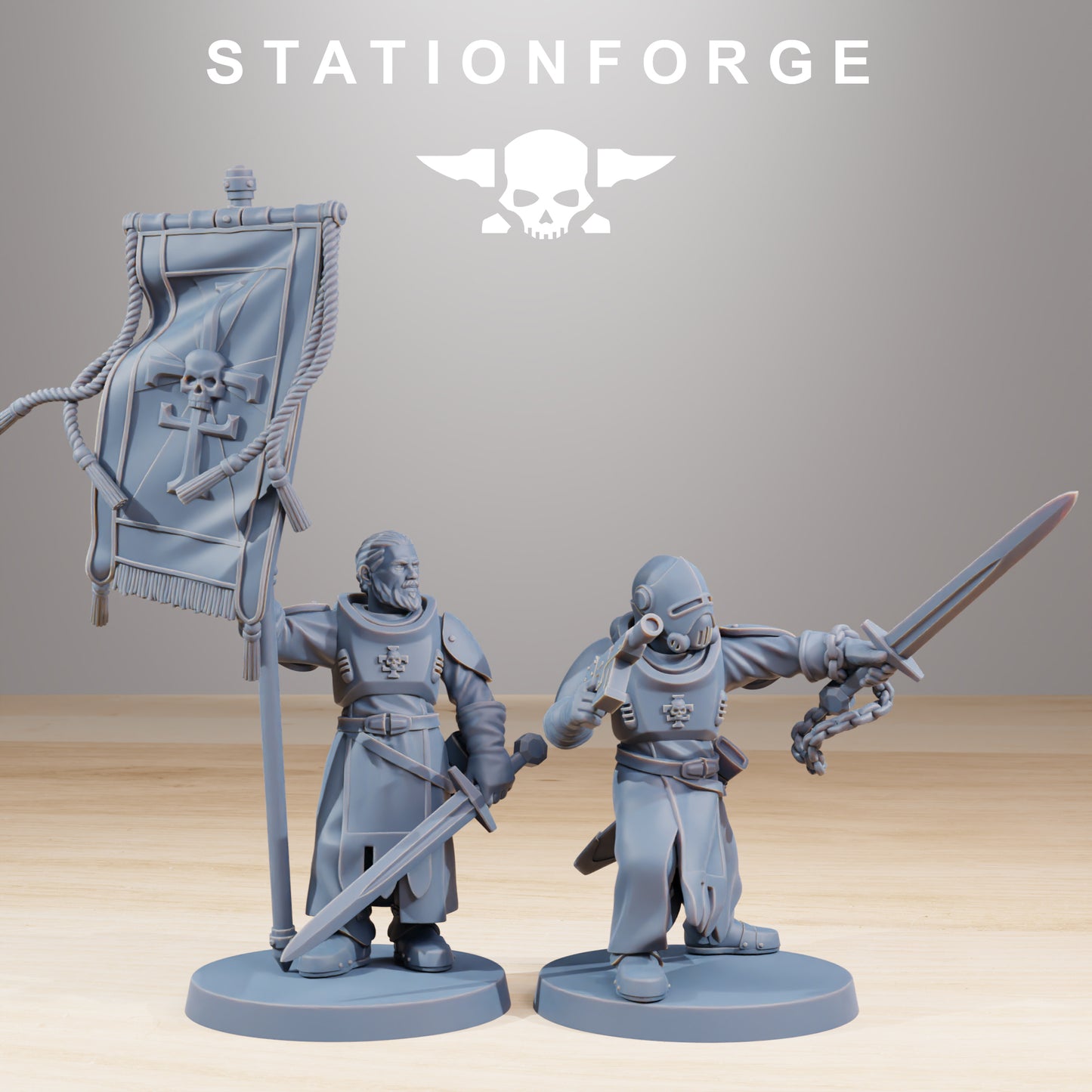 Productfoto Tabletop 28mm The Printing Goes Ever On (TPGEO) 0: RoyalGuard Templars