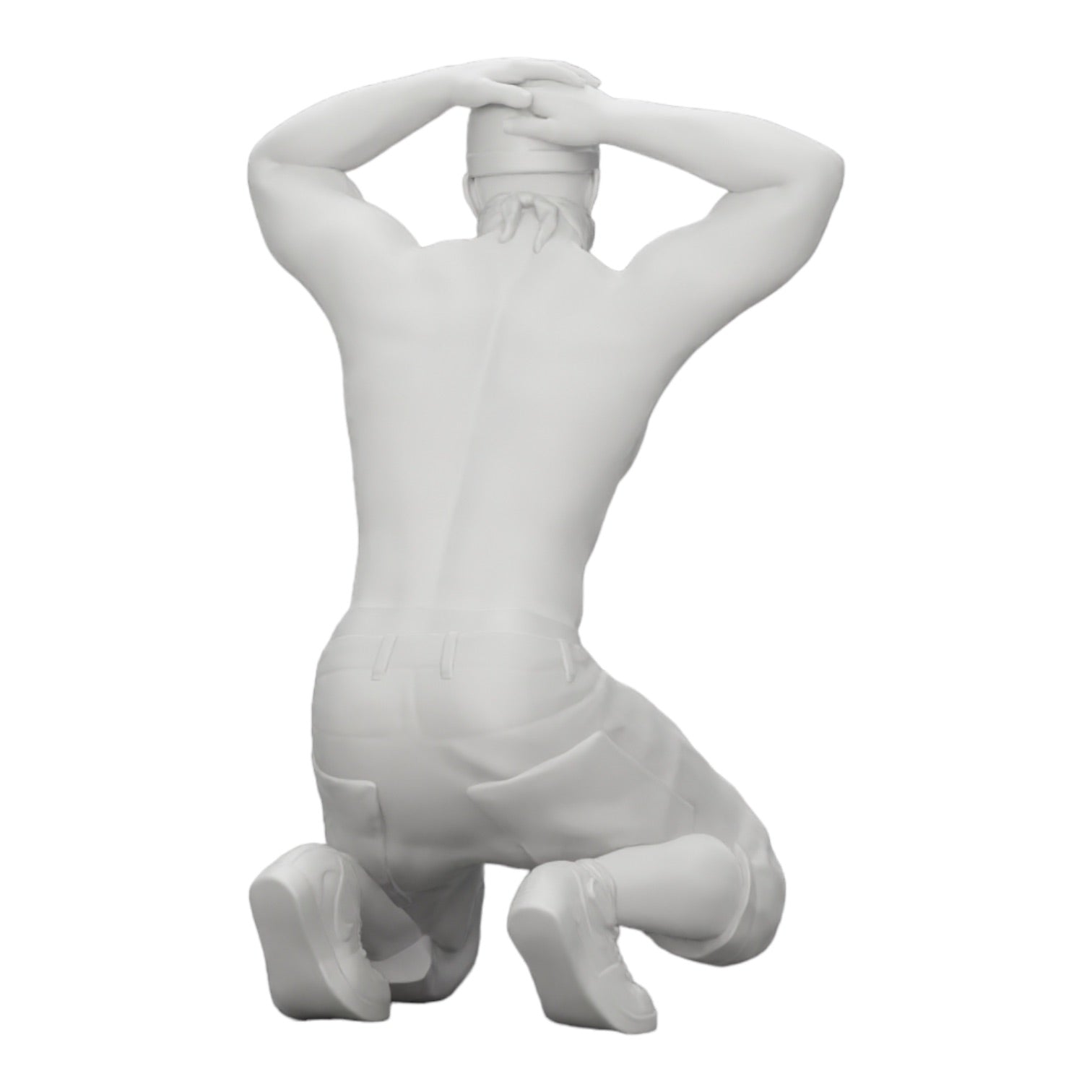 Diorama modelbouw productfoto 0: Gangster met masker en pet voor arrestatie (Ref Nr. A2)