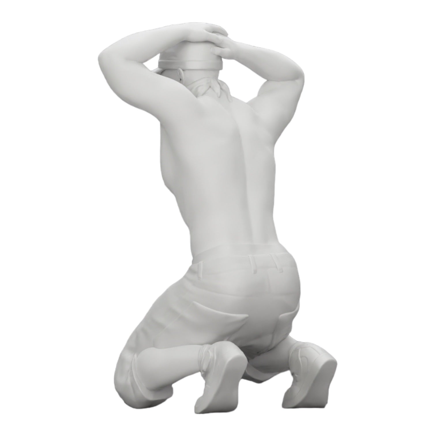 Diorama modelbouw productfoto 0: Gangster met masker en pet voor arrestatie (Ref Nr. A2)