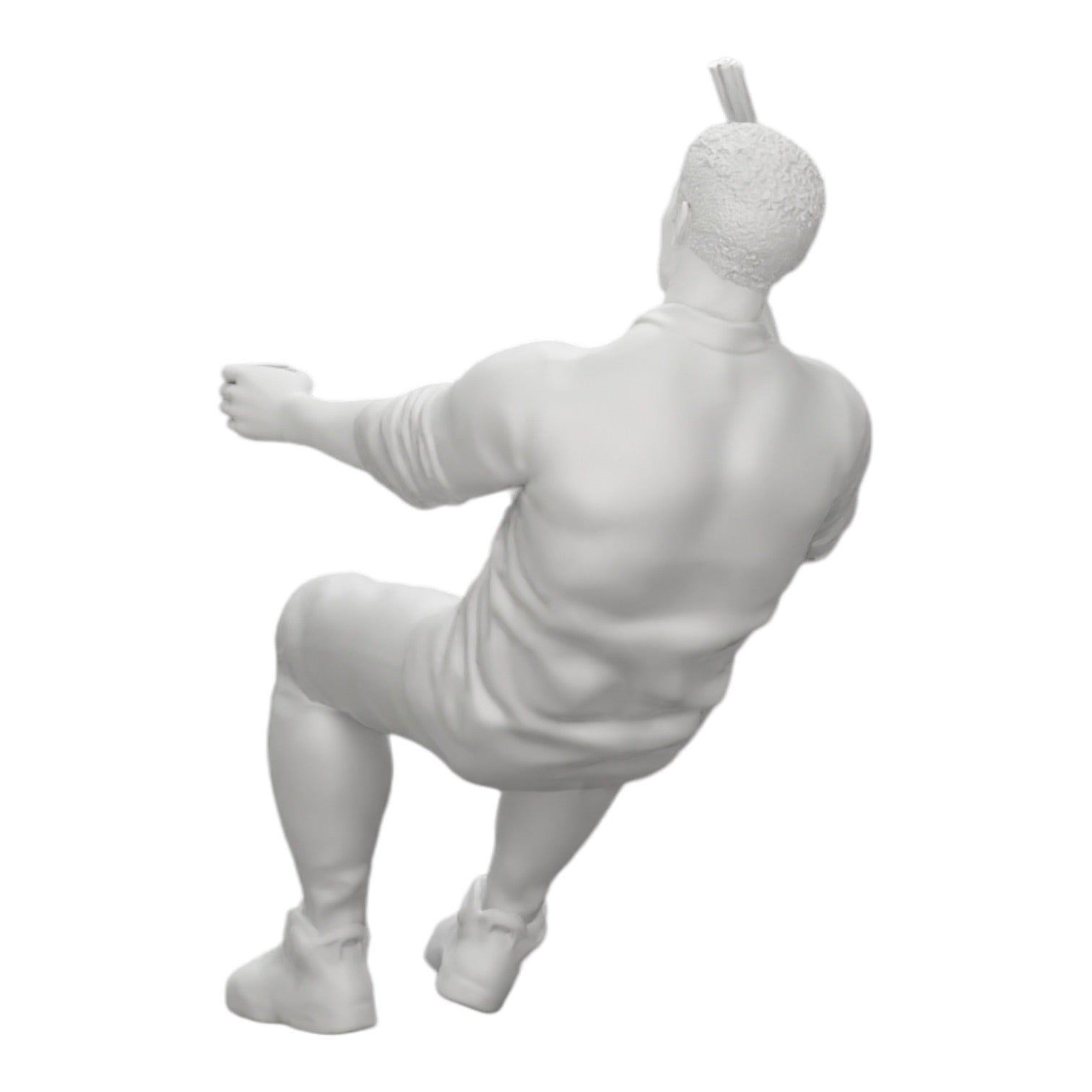 Diorama modelbouw productfoto 0: Zittende gangster met glas whiskey en wapen aan de pokertafel (Ref Nr. A5)