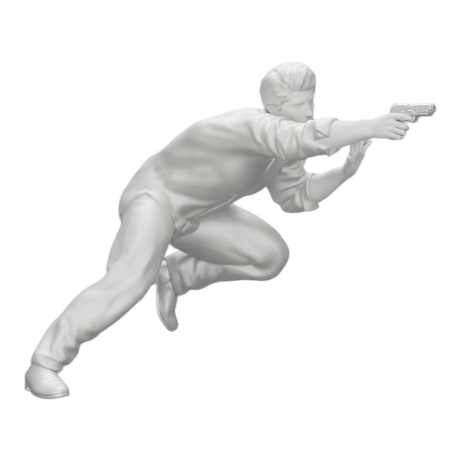 Diorama modelbouw productfoto 0: Gangster schiet met wapen uit auto (Ref Nr. A6)