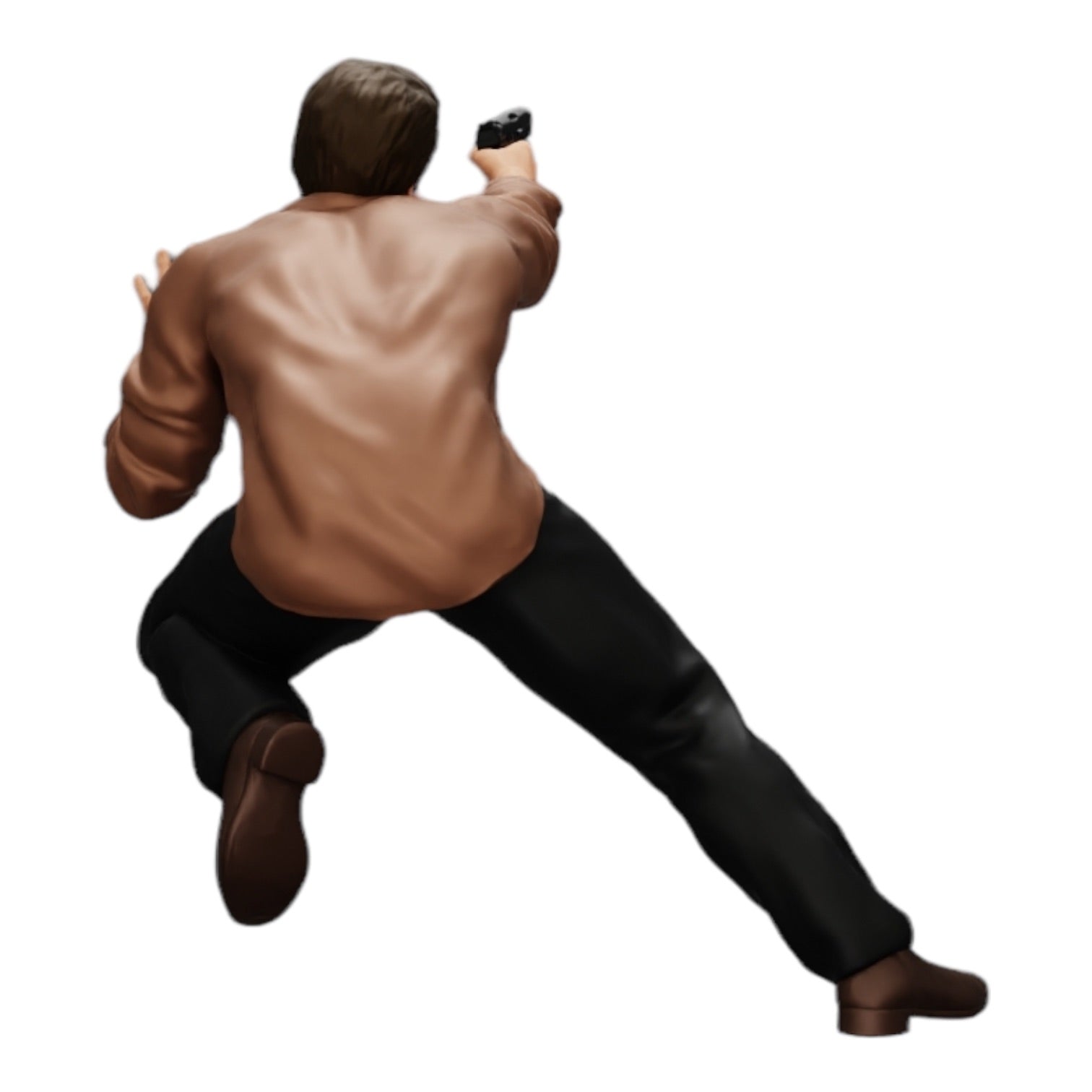 Diorama modelbouw productfoto 0: Gangster schiet met wapen uit auto (Ref Nr. A6)