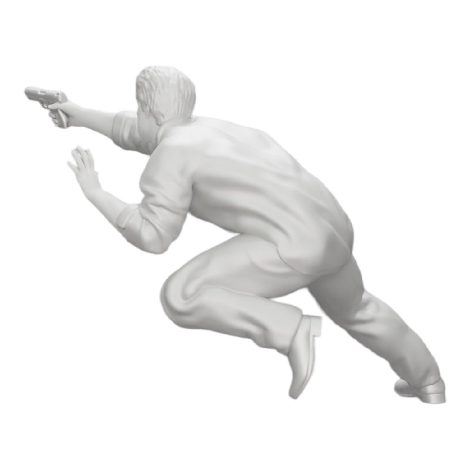 Diorama modelbouw productfoto 0: Gangster schiet met wapen uit auto (Ref Nr. A6)