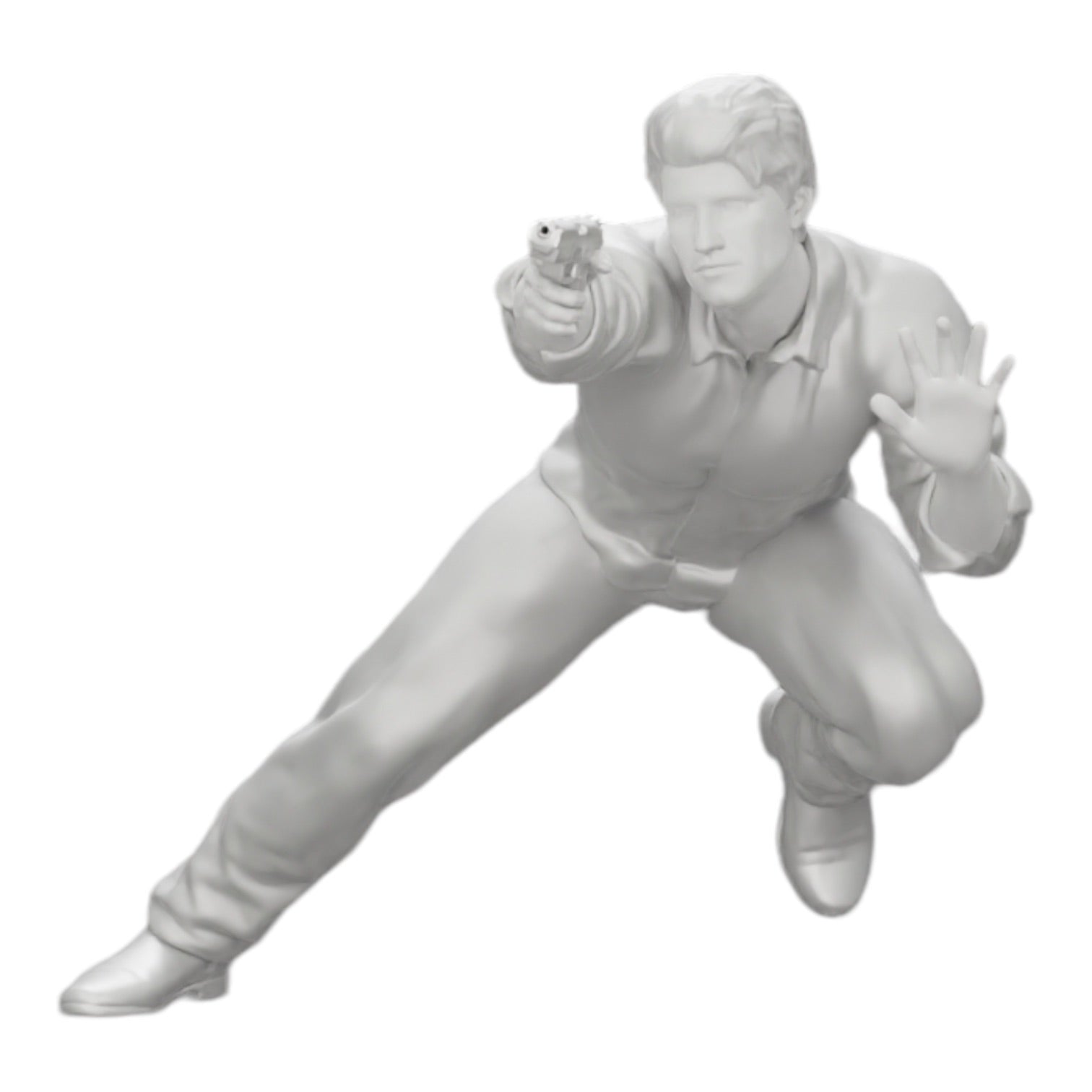 Diorama modelbouw productfoto 0: Gangster schiet met wapen uit auto (Ref Nr. A6)