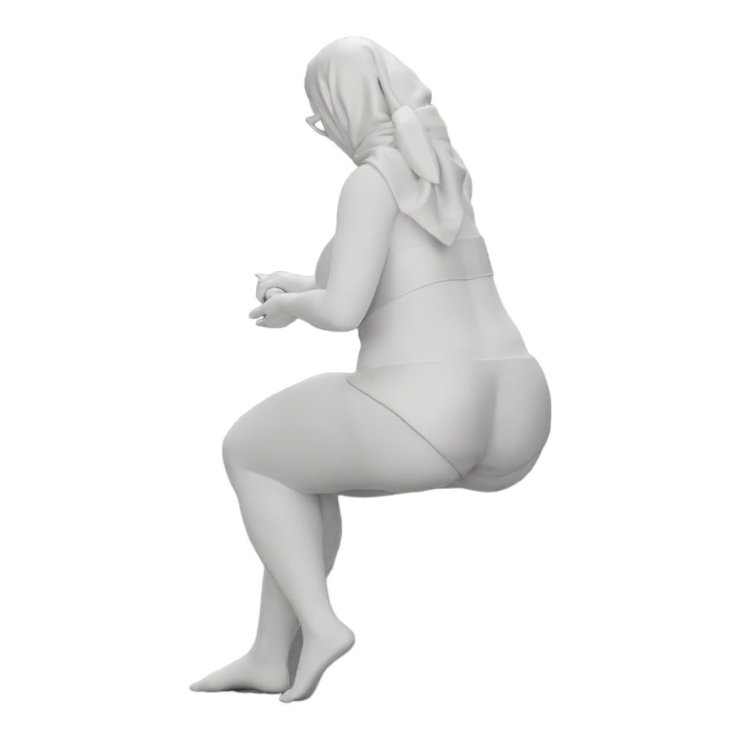 Diorama modelbouw productfoto 0: Sexy vrouw in bikini en zonnebril met zonnebrandcrème op het strand (Ref Nr. A9)