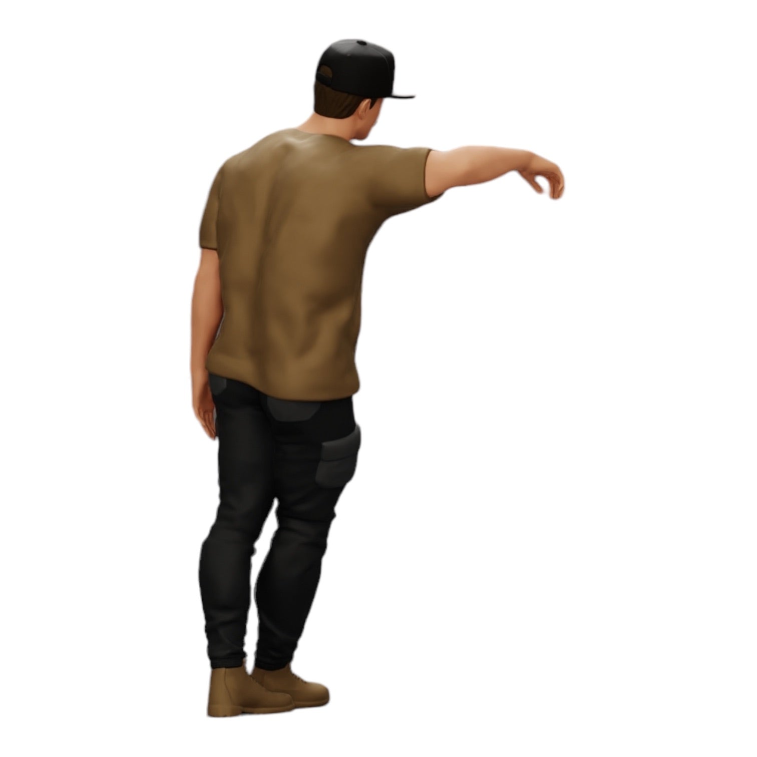 Diorama modelbouw productfoto 0: Gangster met hoed leunt tegen muur (Ref Nr. A23)