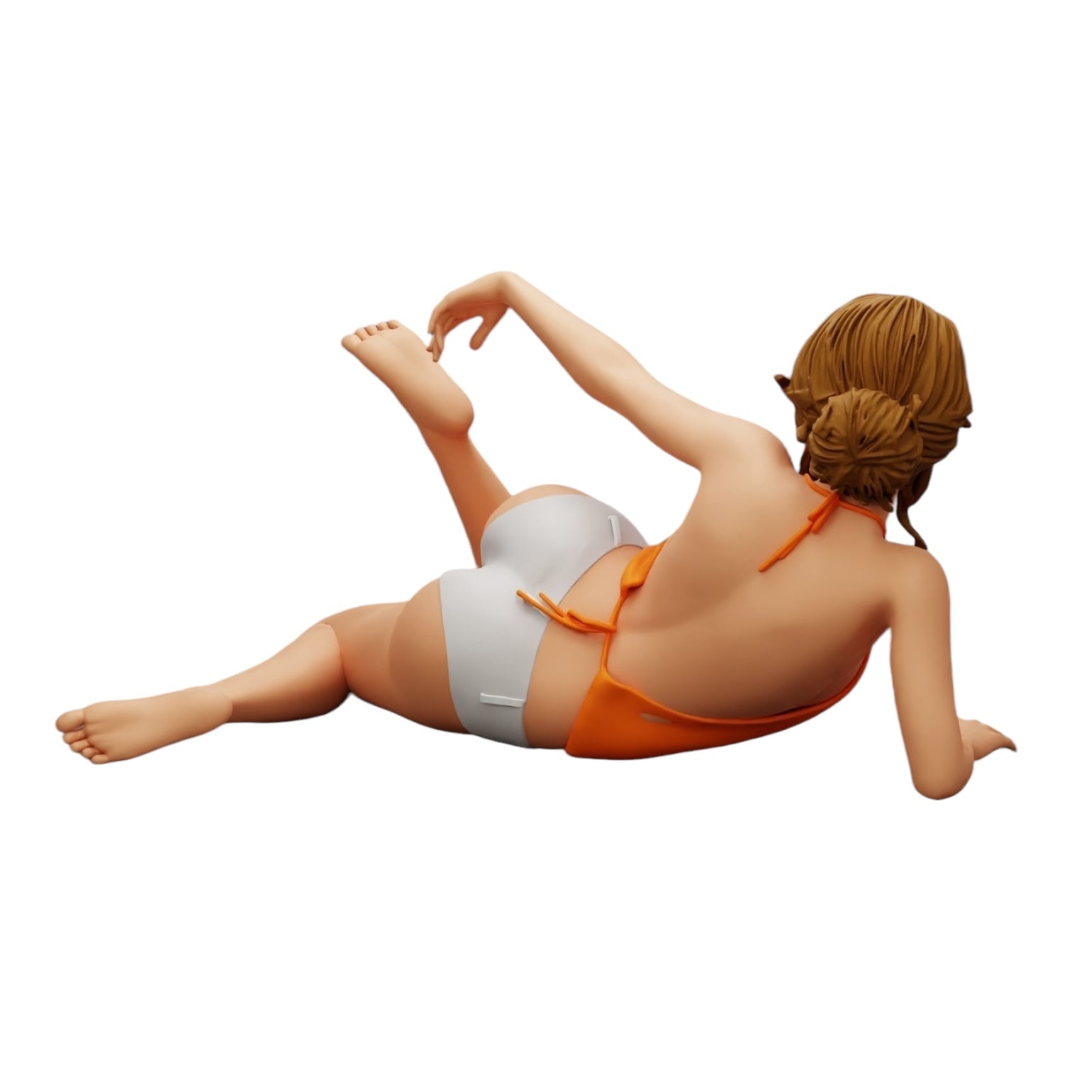 Diorama modelbouw productfoto 0: Sexy meisje met zonnebril en bikini op het zandstrand (Ref Nr. A33)