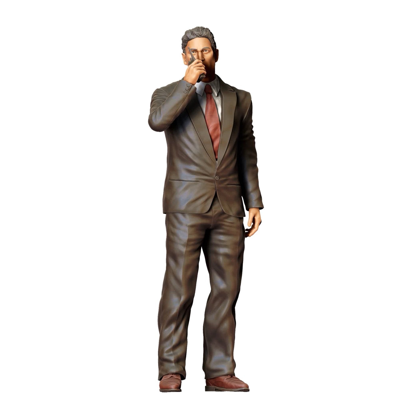 Miniatuurfiguur Bodyguard: Portier of beveiligingsagent in actie met portofoon (Nr. 294)