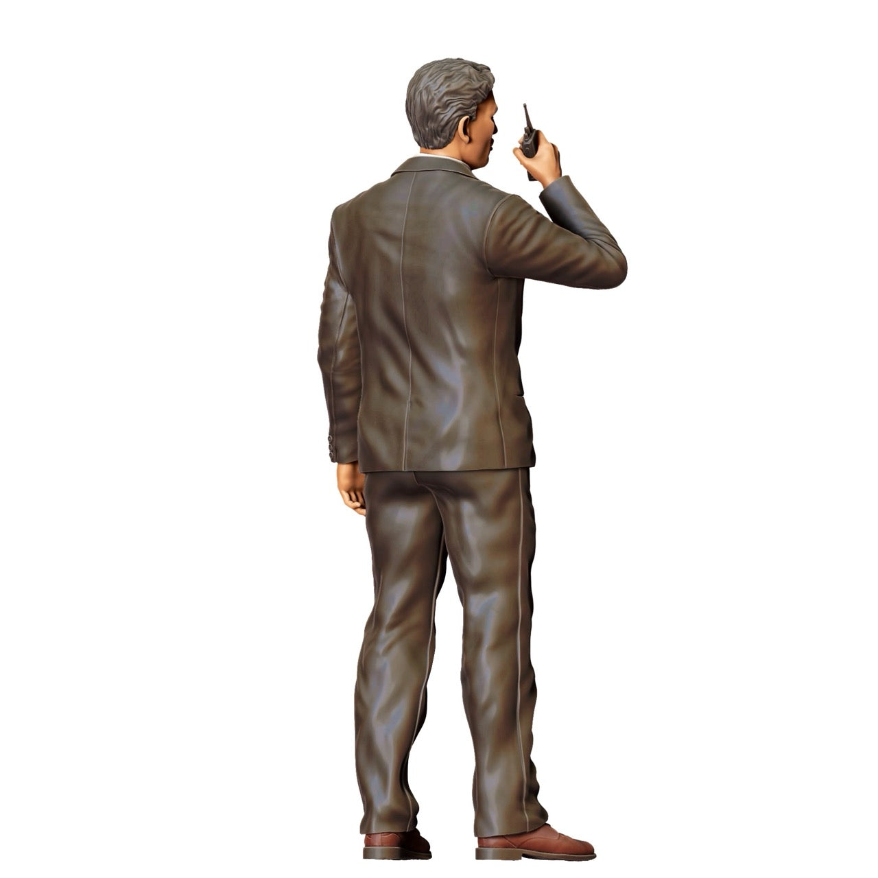 Miniatuurfiguur Bodyguard: Portier of beveiligingsagent in actie met portofoon (Nr. 294)