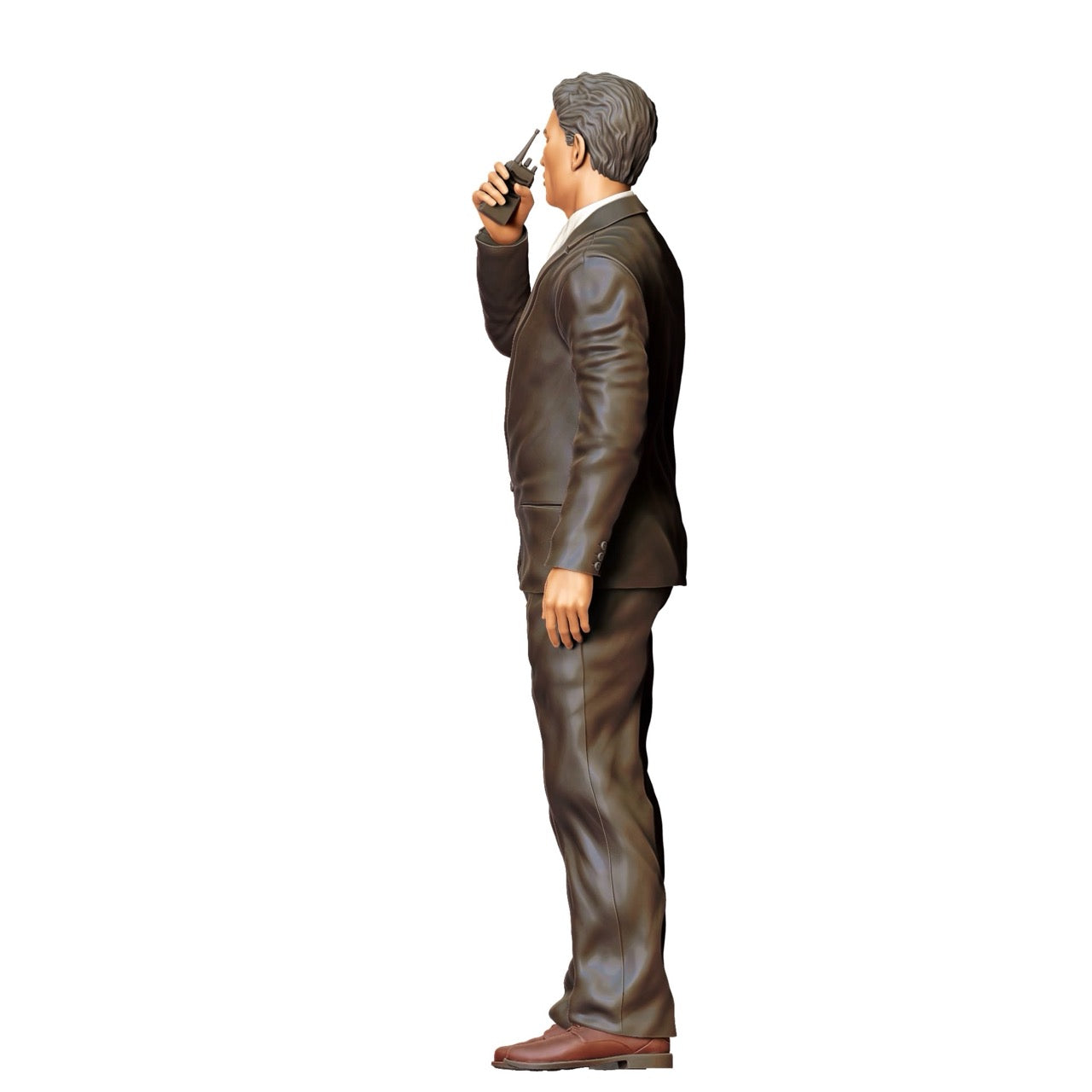 Productafbeelding 5 van 5: Miniatuurfiguur Bodyguard: Portier of beveiligingsagent in actie met portofoon (Nr. 294)