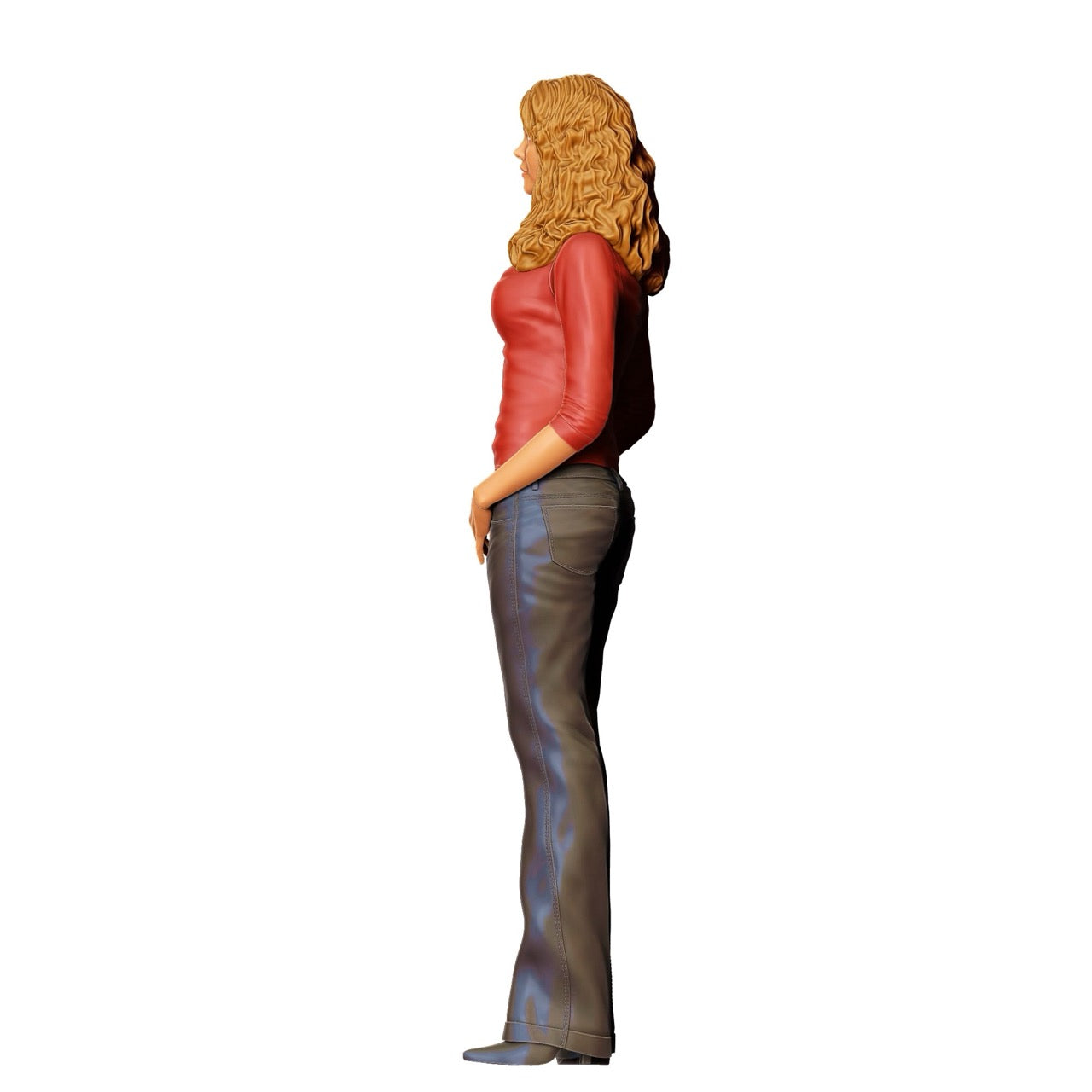 Productafbeelding 5 van 5: Miniatuurfiguur: Tienermeisje High School Clique - Modern Outfit (Nr. 295)