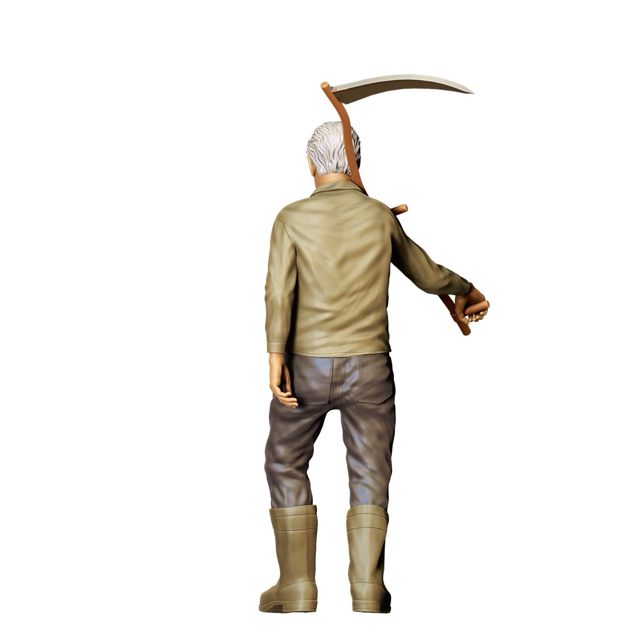 Miniatuurfiguur: Boer met Zeis A - Oude Boeren bij het Werk (Nr. 299)