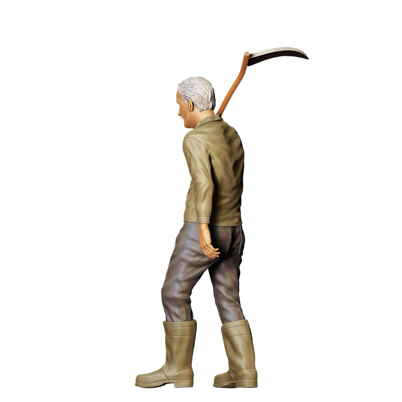 Miniatuurfiguur: Boer met Zeis A - Oude Boeren bij het Werk (Nr. 299)