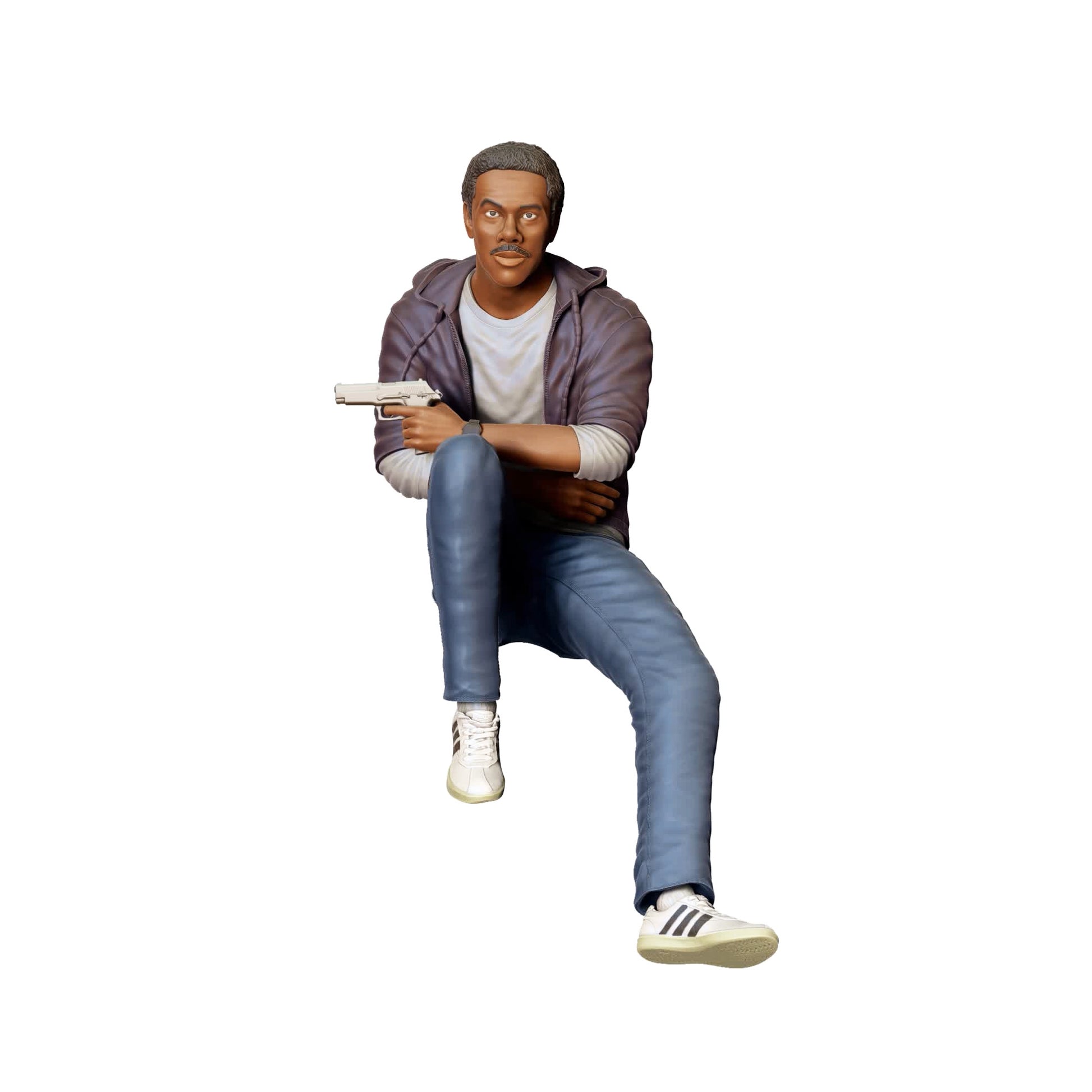 Diorama modelbouw productfoto 0: Amerikaanse detective en agent - politie (Ref. Nr. 357)