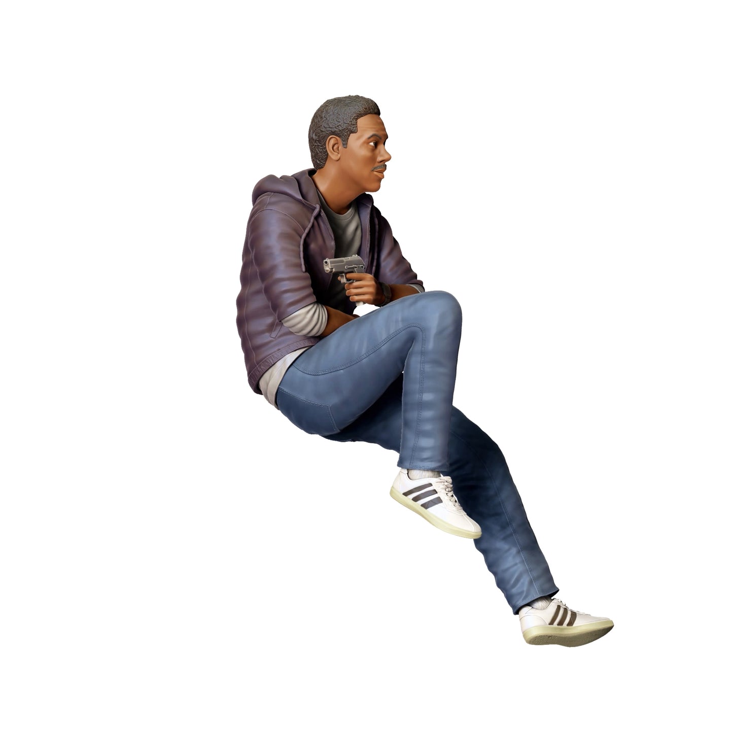 Diorama modelbouw productfoto 0: Amerikaanse detective en agent - politie (Ref. Nr. 357)