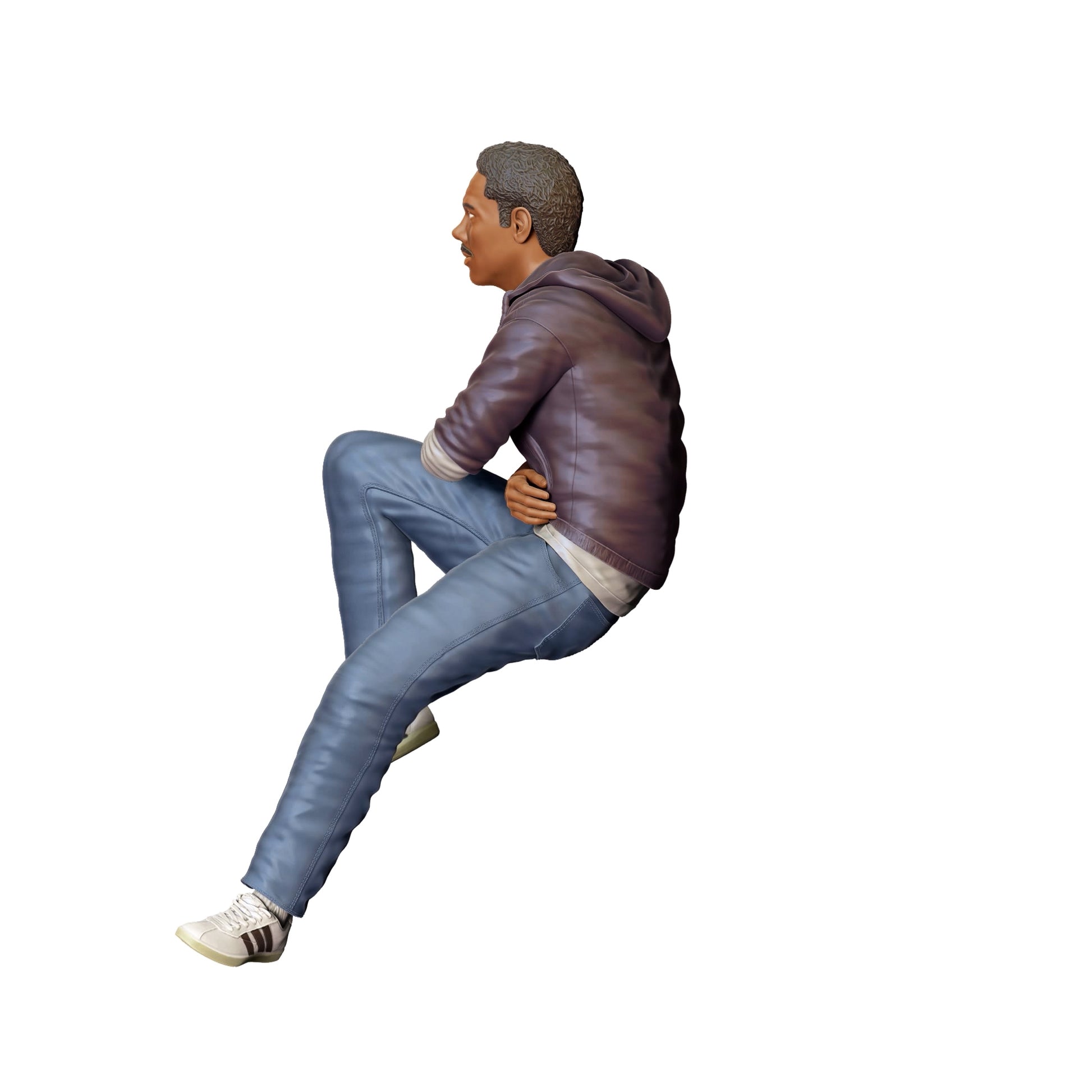 Diorama modelbouw productfoto 0: Amerikaanse detective en agent - politie (Ref. Nr. 357)