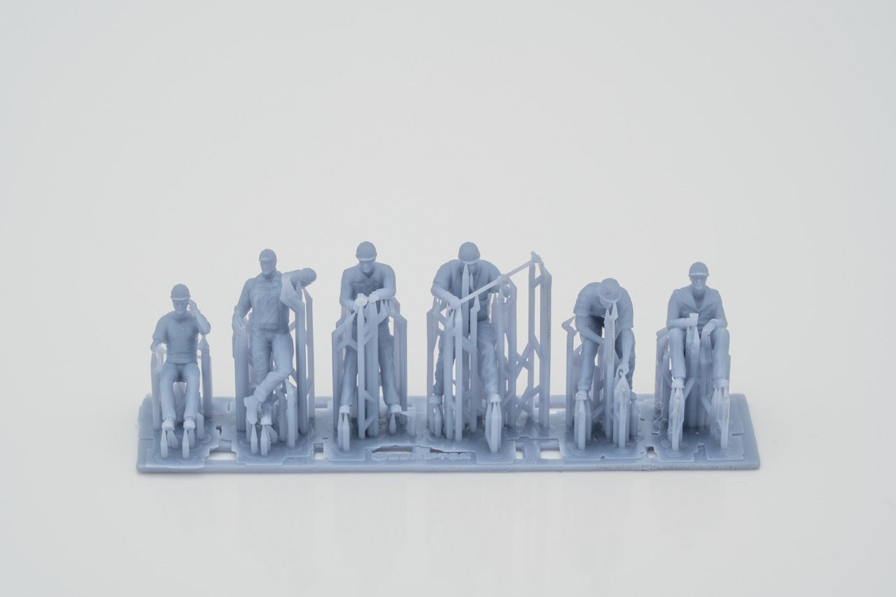 Productfoto Figuur H0, 1:72 - 0: Bouwvakker Figuren Set