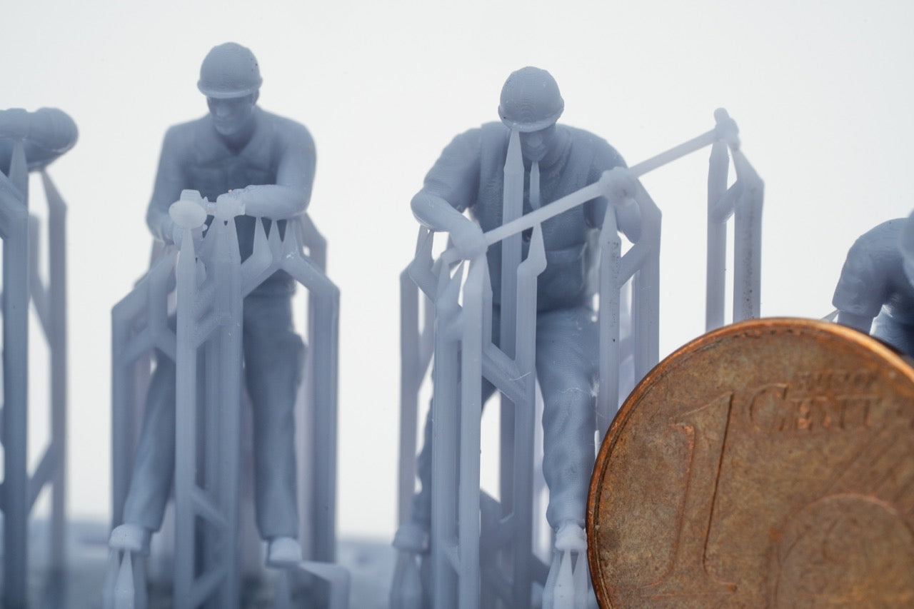 Productfoto Figuur H0, 1:72 - 0: Bouwvakker Figuren Set